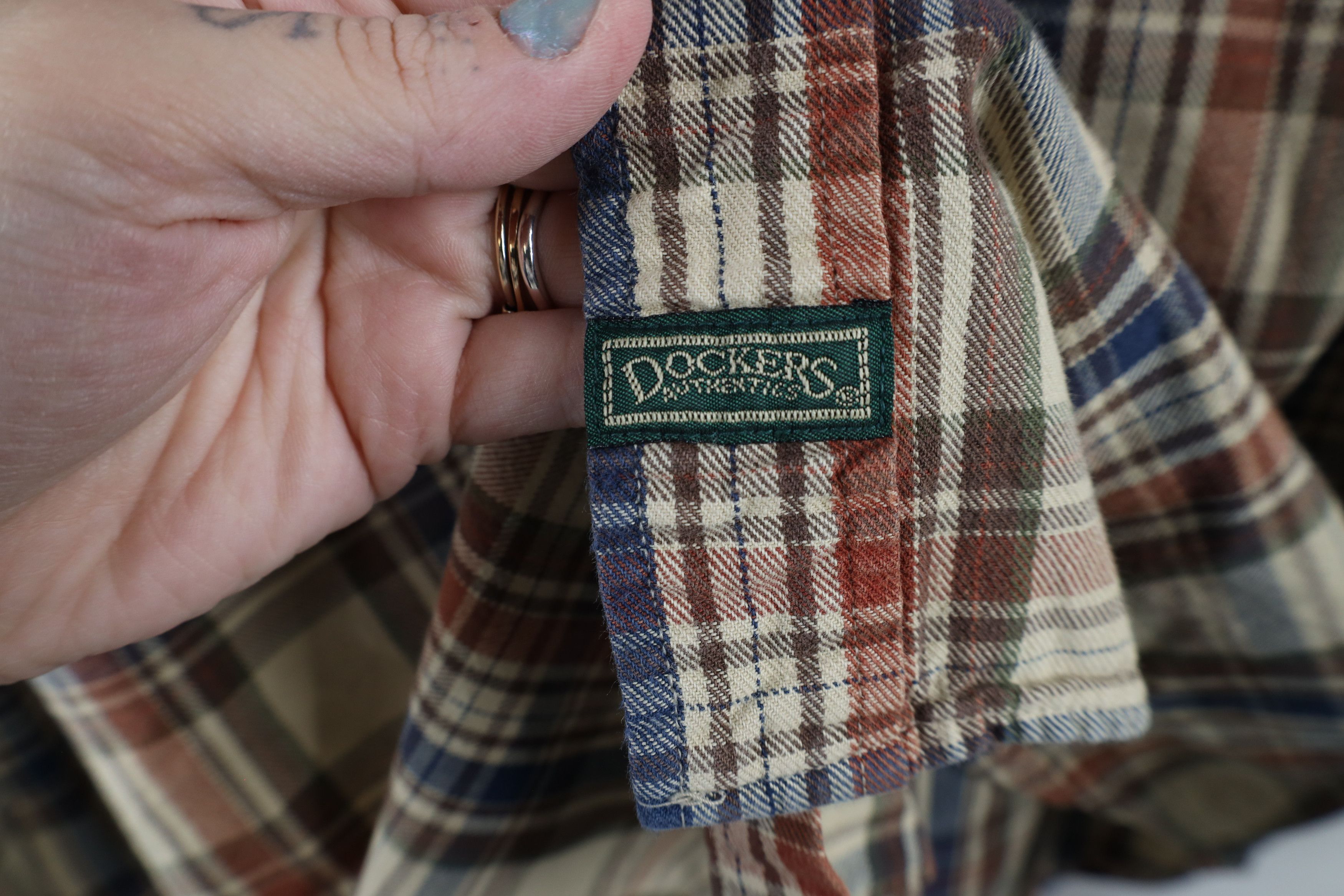 Vintage Vintage 90s Streetwear Flannel Collared Button Shirt Plaid Size US M / EU 48-50 / 2 - 6 Thumbnail