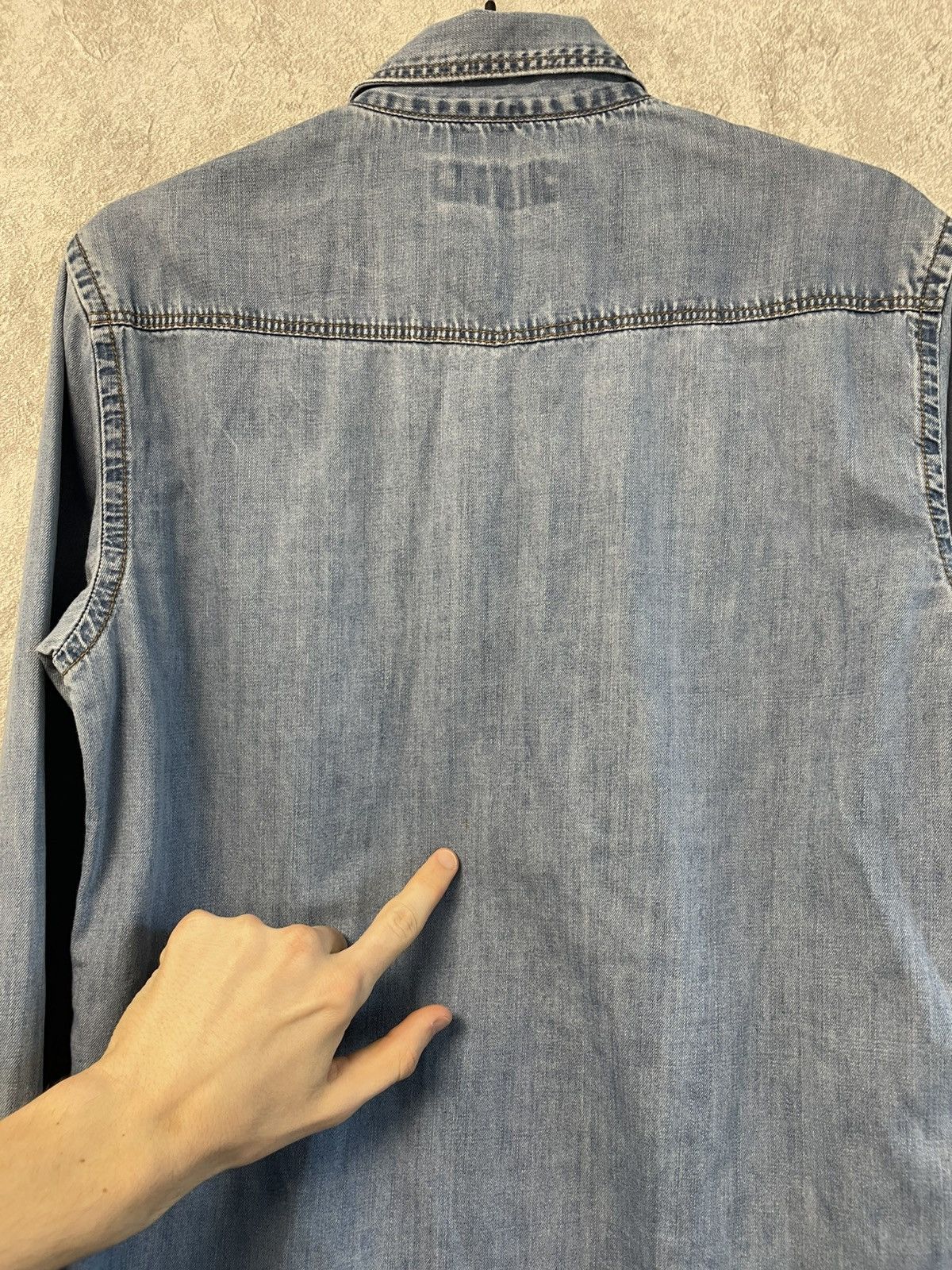 Polo Ralph Lauren Vintage Polo Ralph Lauren Jeans Denim Long Sleeve Shirt Size US S / EU 44-46 / 1 - 22 Thumbnail