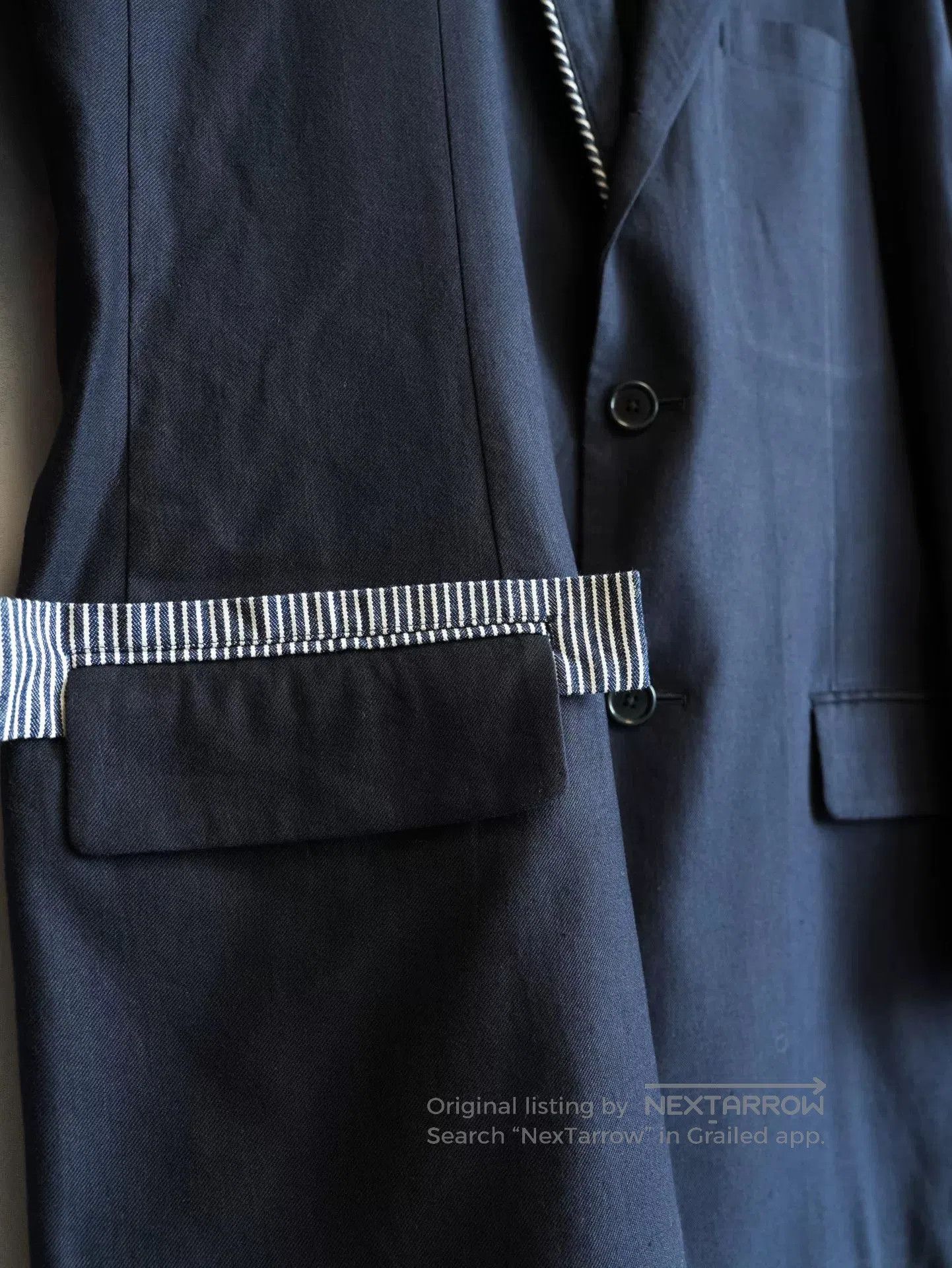 Yohji Yamamoto Yohji Yamamoto 10SS Striped Suit. Size US XL / EU 56 / 4 - 4 Thumbnail