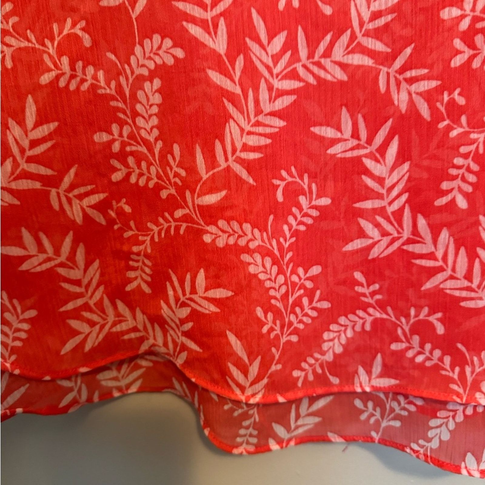 Other Cristina B Red and White Blouse with Elegant Design SZ XXL Size XXL / US 16-18 / IT 52-54 - 7 Thumbnail