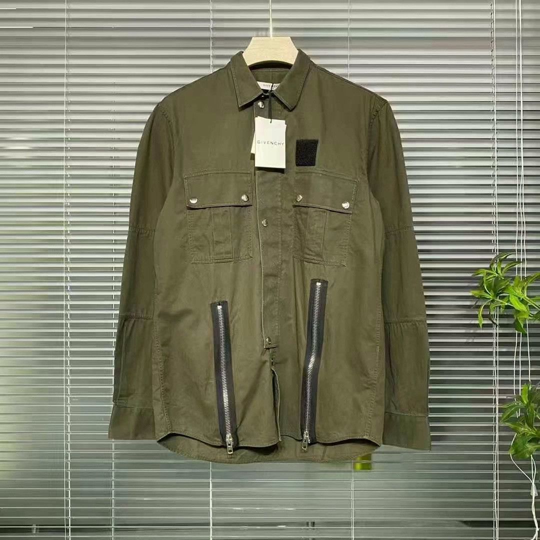 Givenchy givenchy zip detail shirt jacket Size US M / EU 48-50 / 2 - 1 Thumbnail