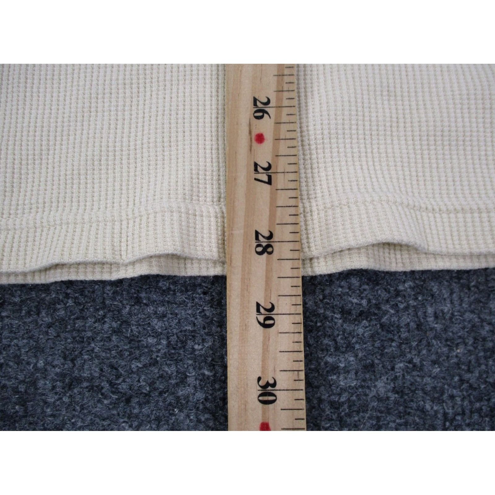 Patagonia Patagonia Hoodie Womens XL Beige Cotton Lyocell Spandex Knit Thermal Hooded Pockets Pullover Sweatshirt 53561 Size XL / US 12-14 / IT 48-50 - 4 Thumbnail