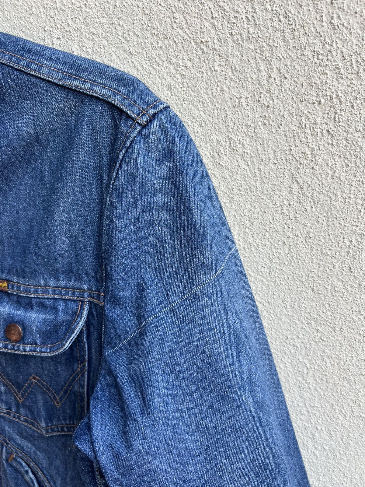 Vintage Vintage 90s Wrangler 4 Pocket Denim Jacket Size US M / EU 48-50 / 2 - 11 Thumbnail