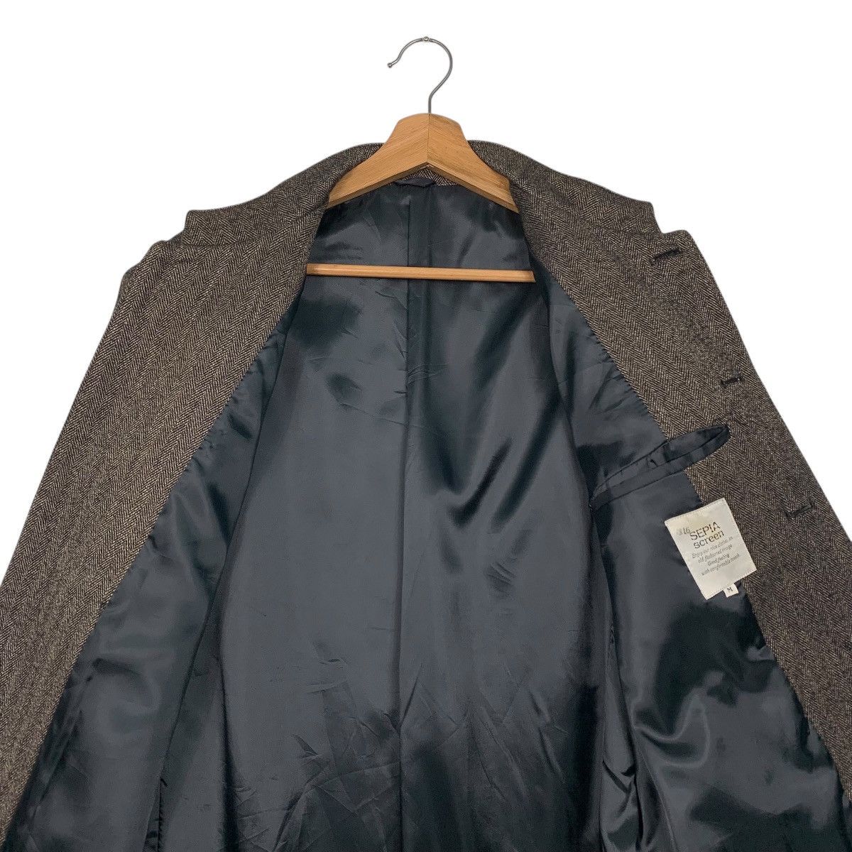 Japanese Brand Sephia Screen Herringbone Jacket Size US M / EU 48-50 / 2 - 12 Thumbnail