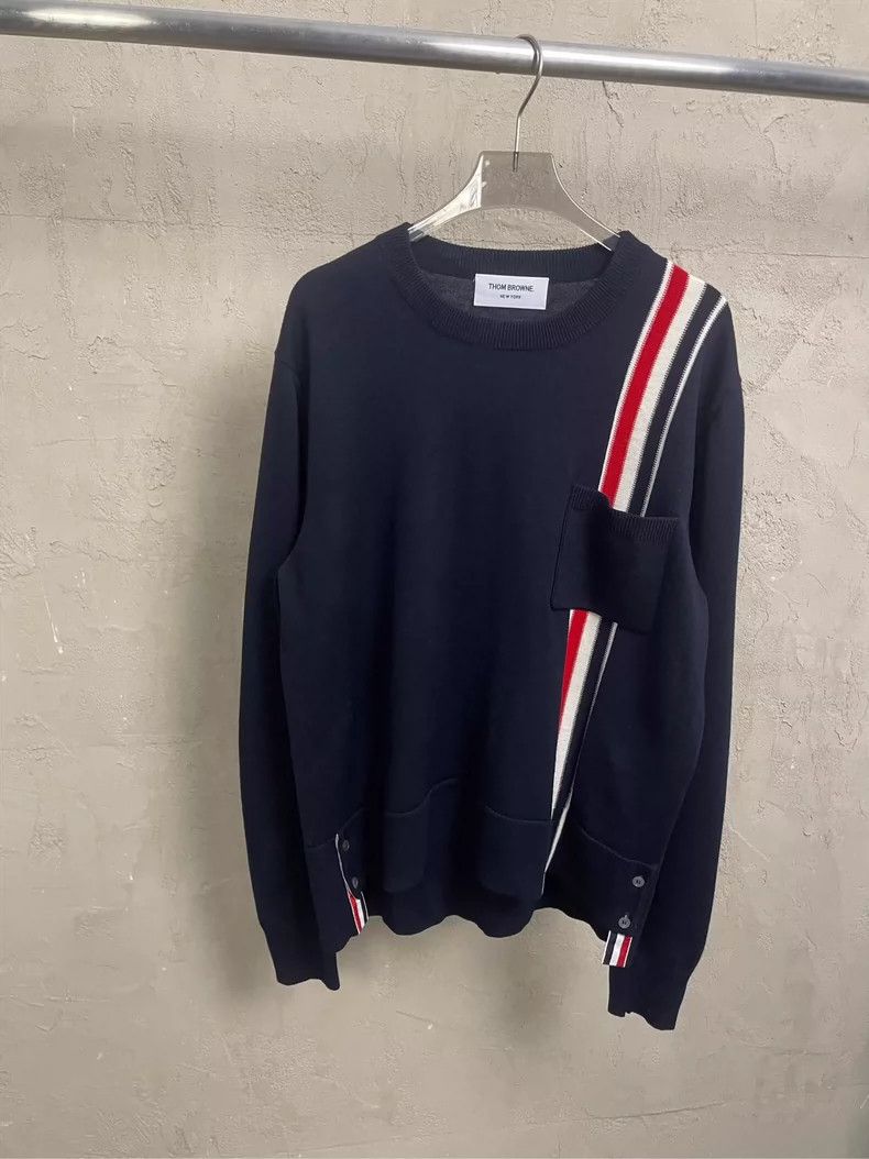Thom Browne Thom Browne size3 A wool turtleneck sweater Size US L / EU 52-54 / 3 - 1 Thumbnail