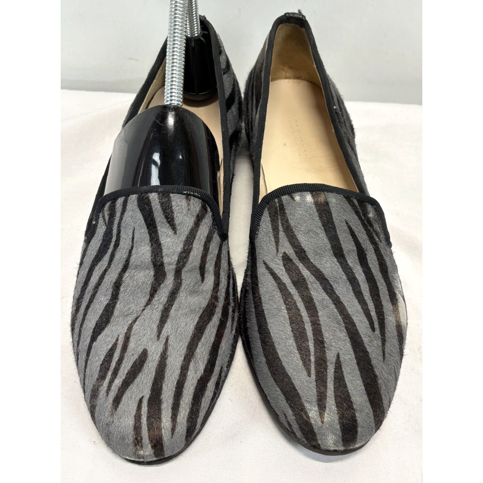 Cole Haan Cole Haan Sabrina calfHair Loafers Size 7.5 Grey Black Zebra Animal Print Womens Size US 7.5 / IT 37.5 - 3 Thumbnail
