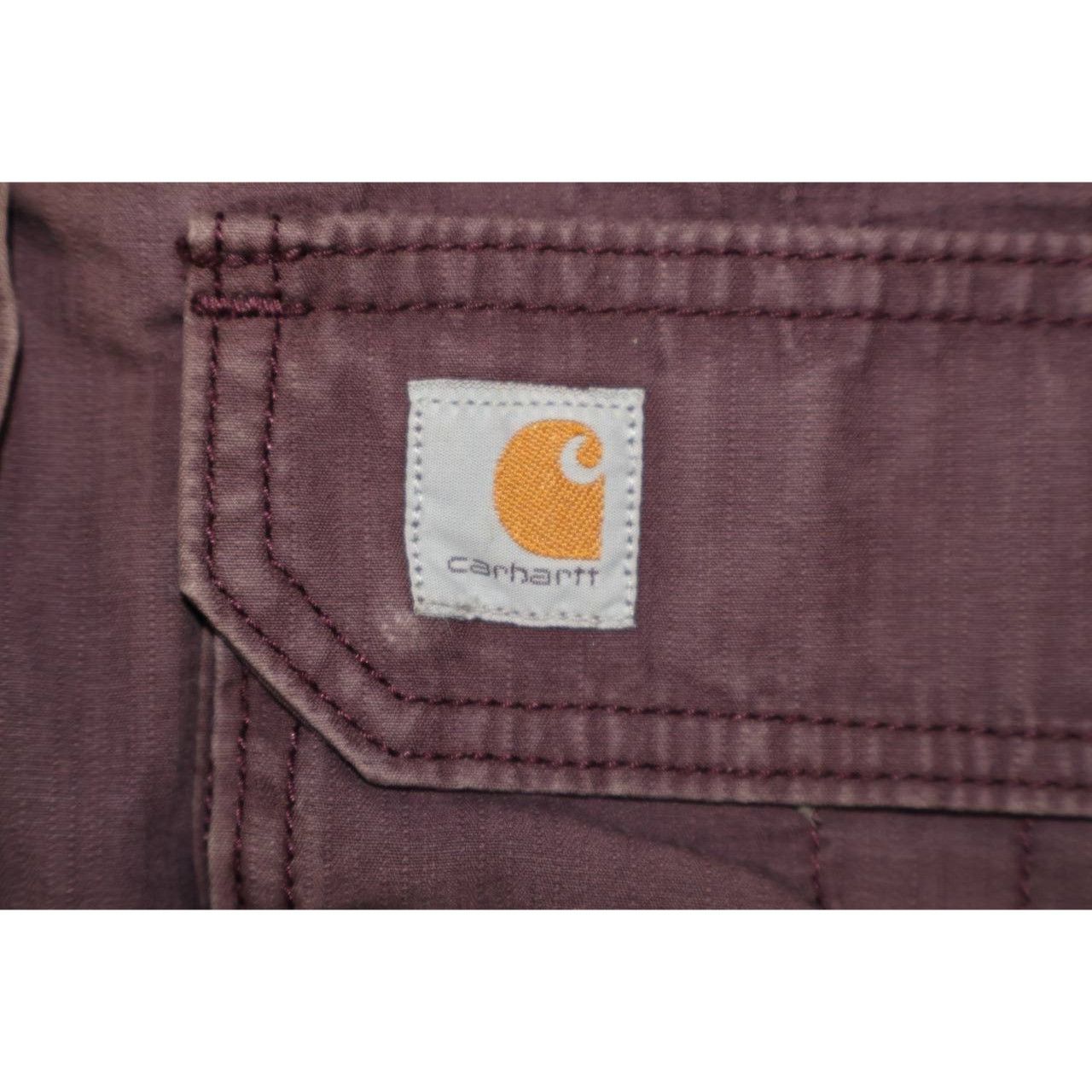 Carhartt Carhartt 101402 Youth L (12/14) Canvas Lined Jacket Wine Size US L / EU 52-54 / 3 - 7 Thumbnail