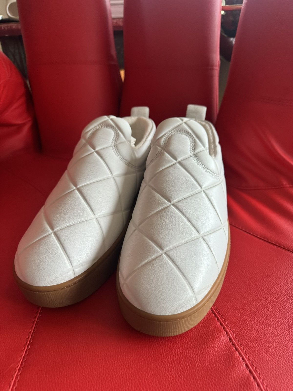 Bottega Veneta Botega Veneta size 10 mens white slip on shoes Size US 10 / EU 43 - 2 Thumbnail