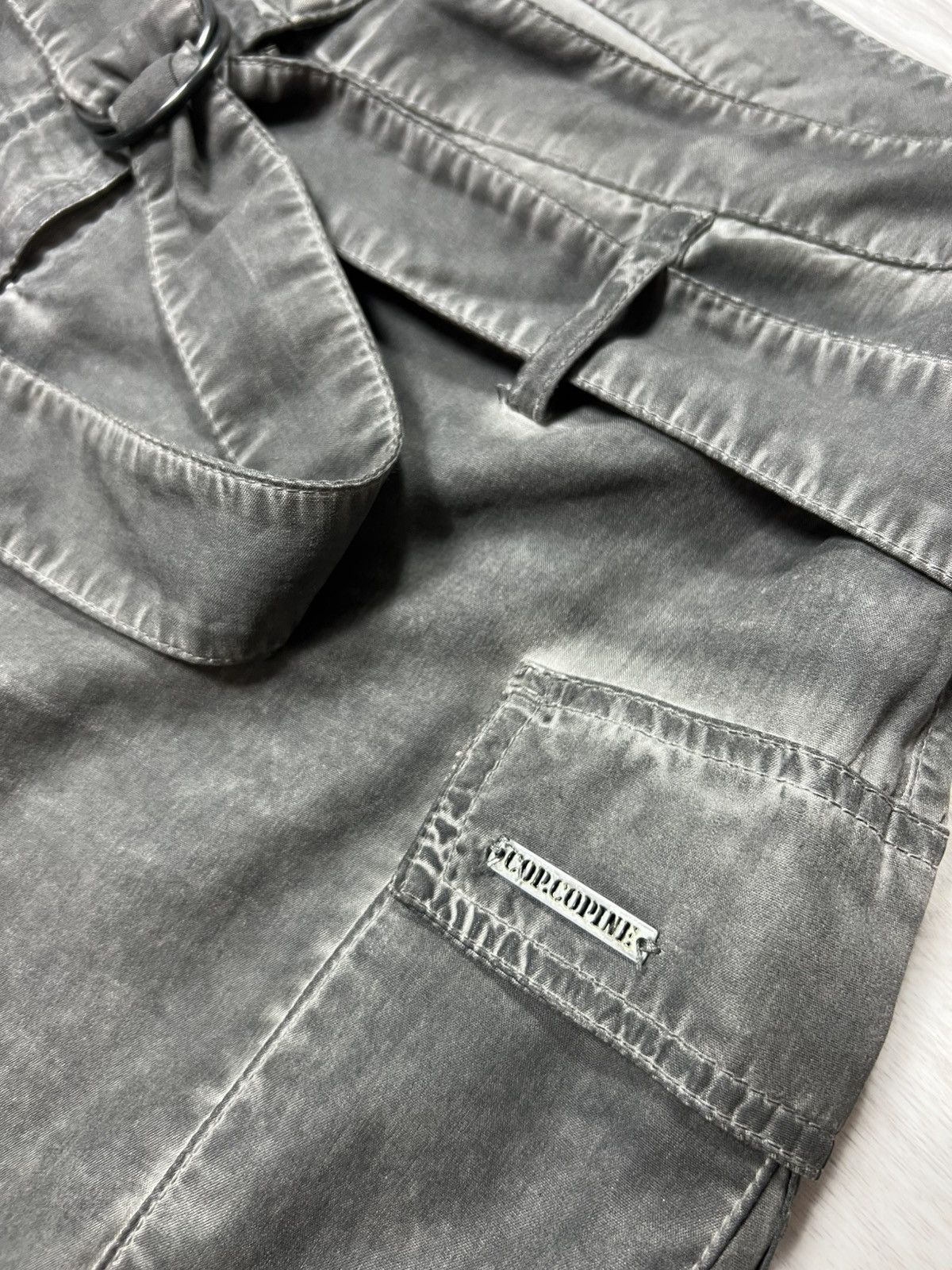 Cop Copine Cop. Copine High Waisted Lyocell Belted Cargo Pants Size 38 Size 27" / US 4 / IT 40 - 5 Thumbnail