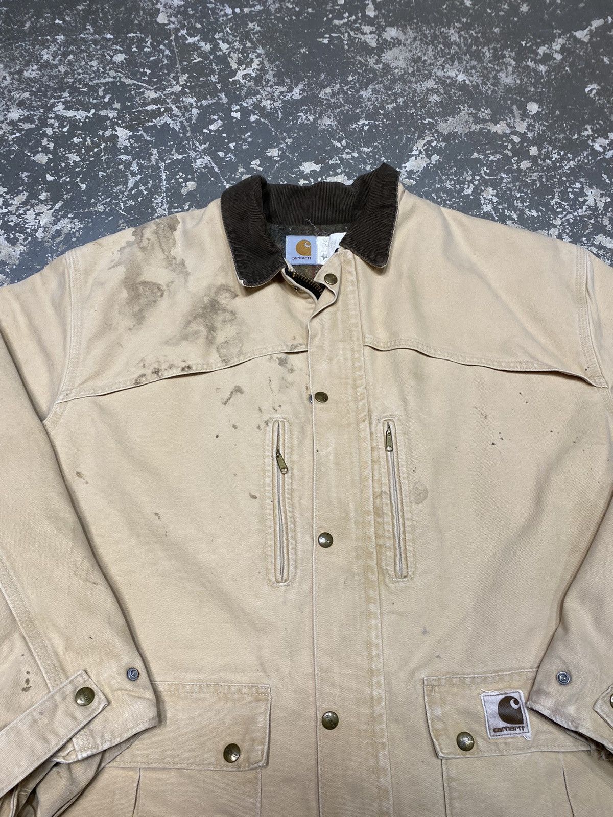 Carhartt × Vintage Vintage Carhartt Chore Work Cape Jacket CB2595 Size US XXL / EU 58 / 5 - 11 Thumbnail