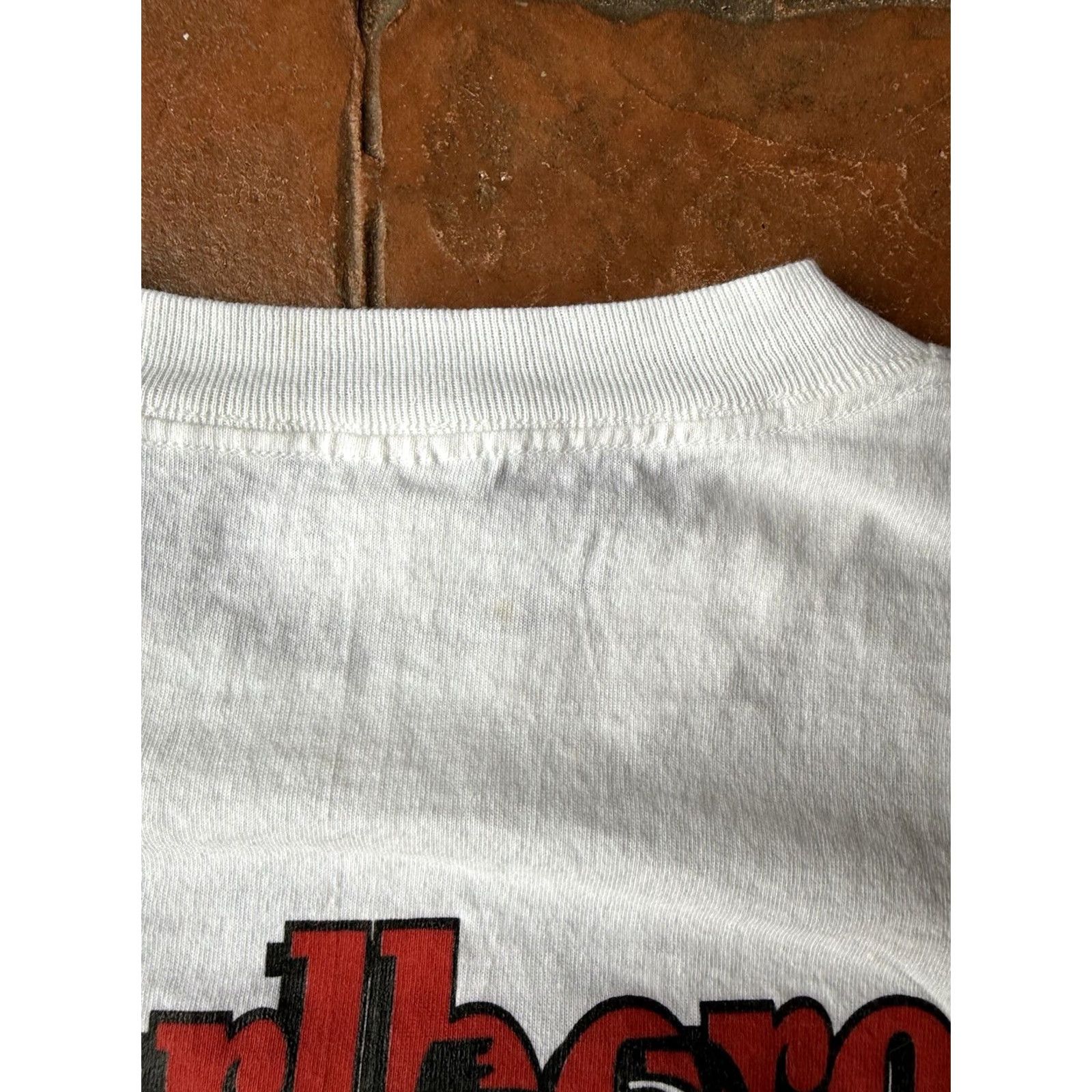 Marlboro VINTAGE Marlboro Cowboy Riding Horse T-Shirt XL White Cotton Graphic Print Crew Neck Short Sleeve Men Shirt Century 90s logo double-sided pockets"} Size US XL / EU 56 / 4 - 4 Thumbnail