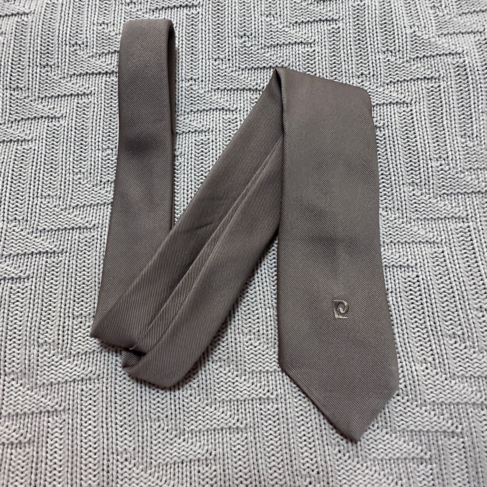 Pierre Cardin Vintage Pierre Cardin beige silk blend tie Size ONE SIZE - 1 Thumbnail