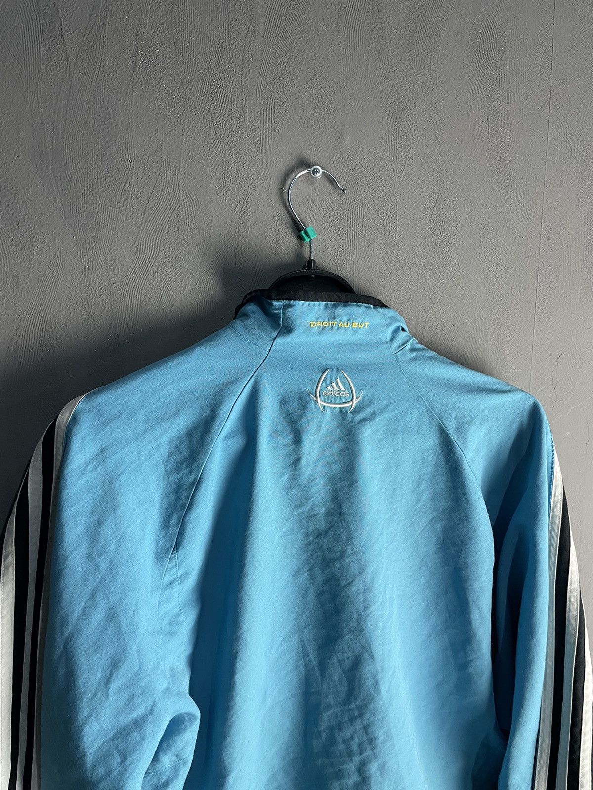 Adidas 2005 Adidas OM Olympique Marseille fleece pullover zip Size US XS / EU 42 / 0 - 8 Thumbnail
