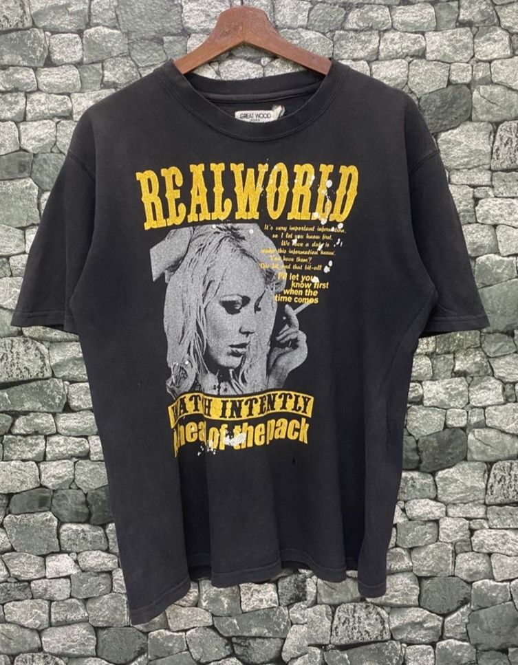 Japanese Brand Vintage Great Wood House Real World Watch Intently Tshirt Size US L / EU 52-54 / 3 - 1 Thumbnail