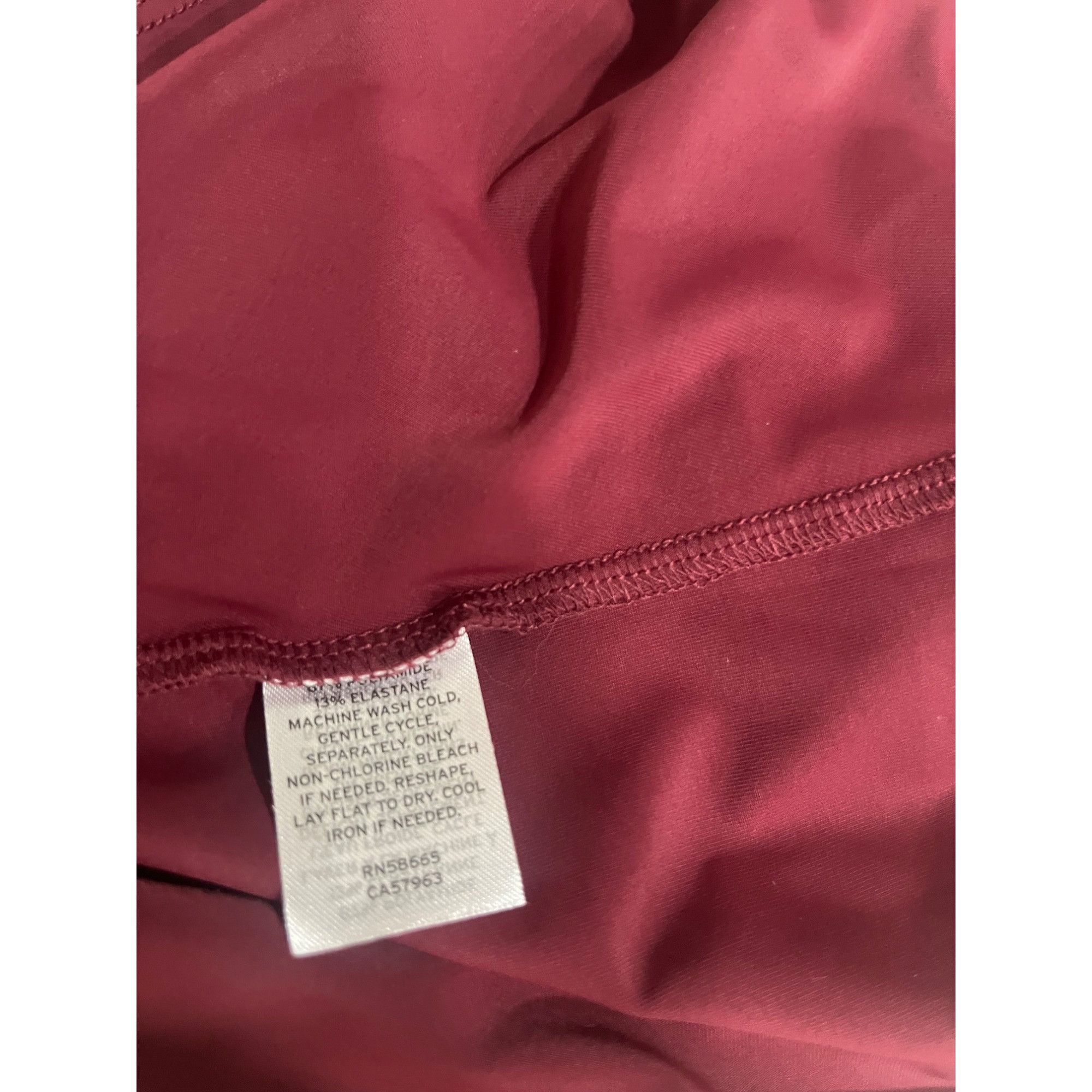 Other Open Edit Cowl Neck Long Sleeve Crop Top, Burgundy London, M Size M / US 6-8 / IT 42-44 - 8 Thumbnail