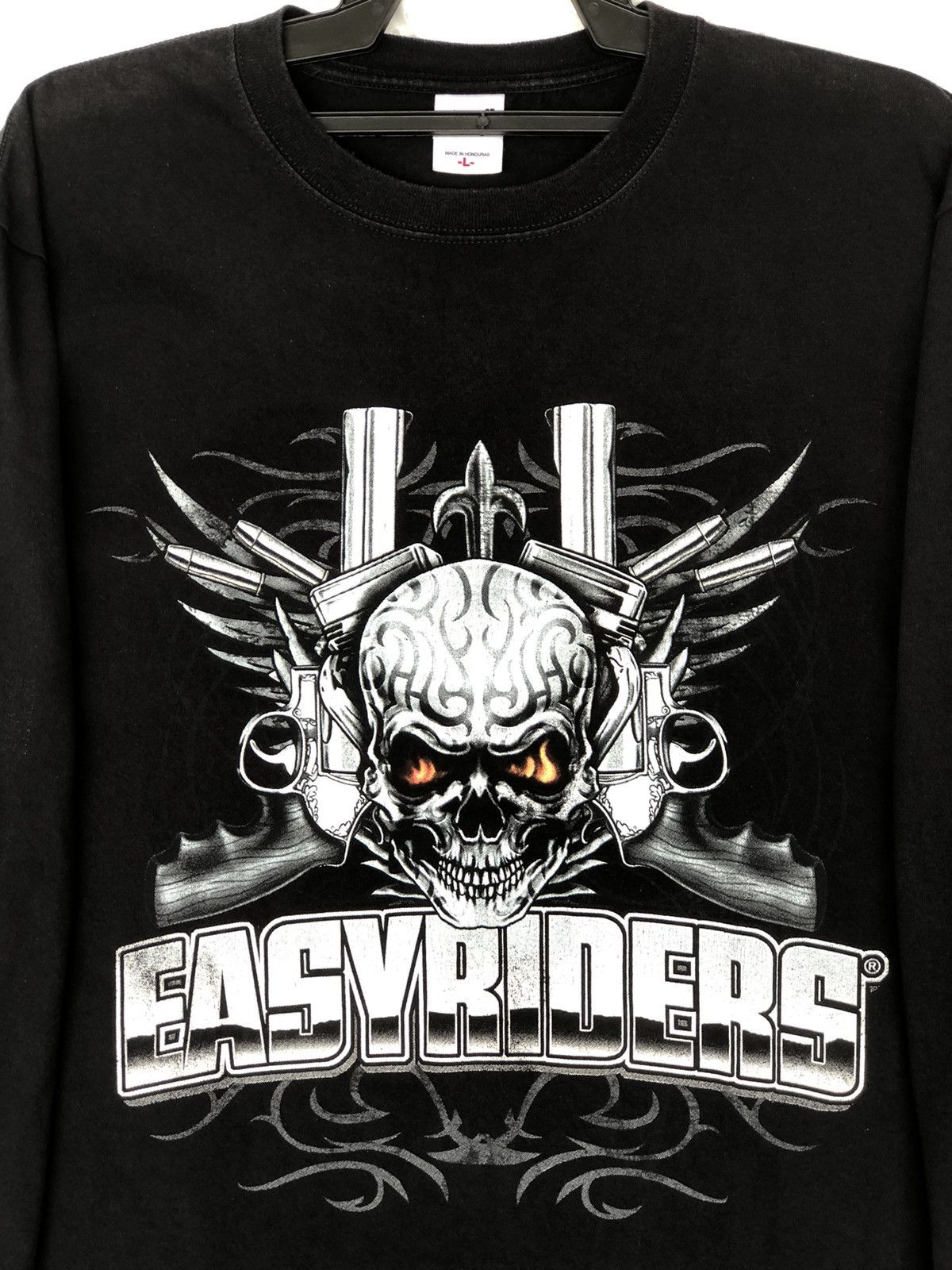 Harley Davidson Vintage EASYRIDERS Skull And Guns Sleeve Print Size US L / EU 52-54 / 3 - 2 Thumbnail