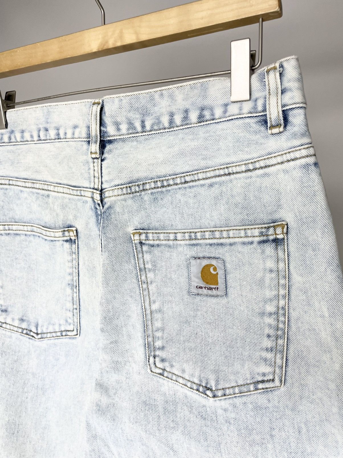 Carhartt Carhartt Newel Pant Vintage Light Blue Denim Jeans Size US 30 / EU 46 - 5 Thumbnail