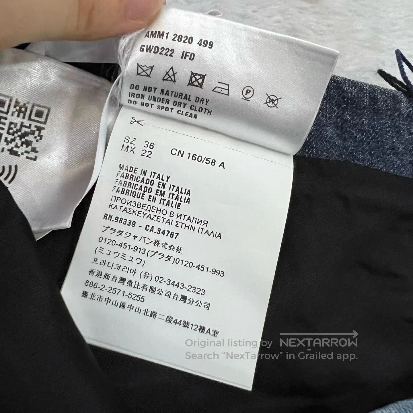 Miu Miu Miu Miu Denim Plaid Patchwork Skirt. Size 35" - 4 Thumbnail