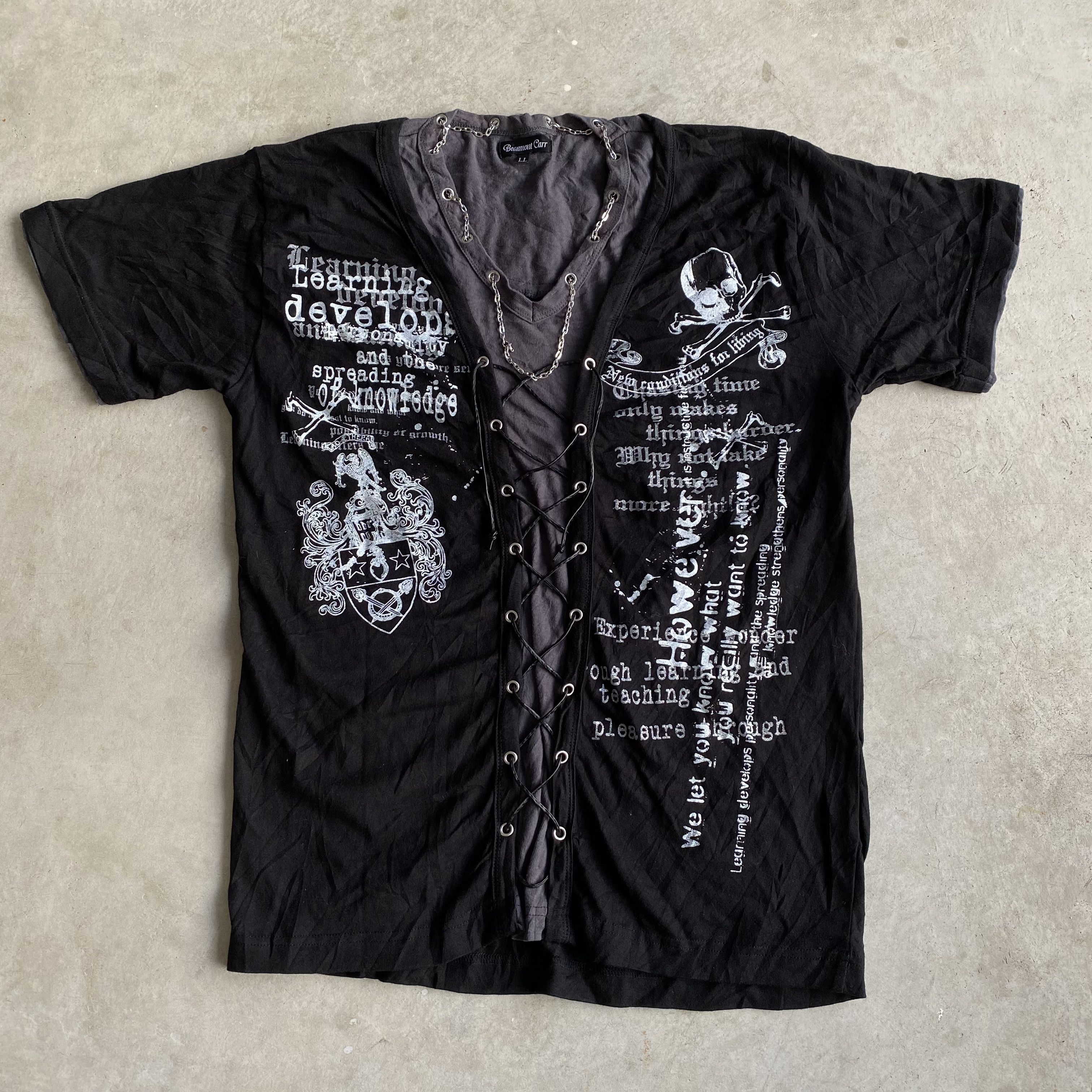 Seditionaries Crazy Beaumont Carr Poem Double Layer Punk Gothic Size US L / EU 52-54 / 3 - 1 Thumbnail
