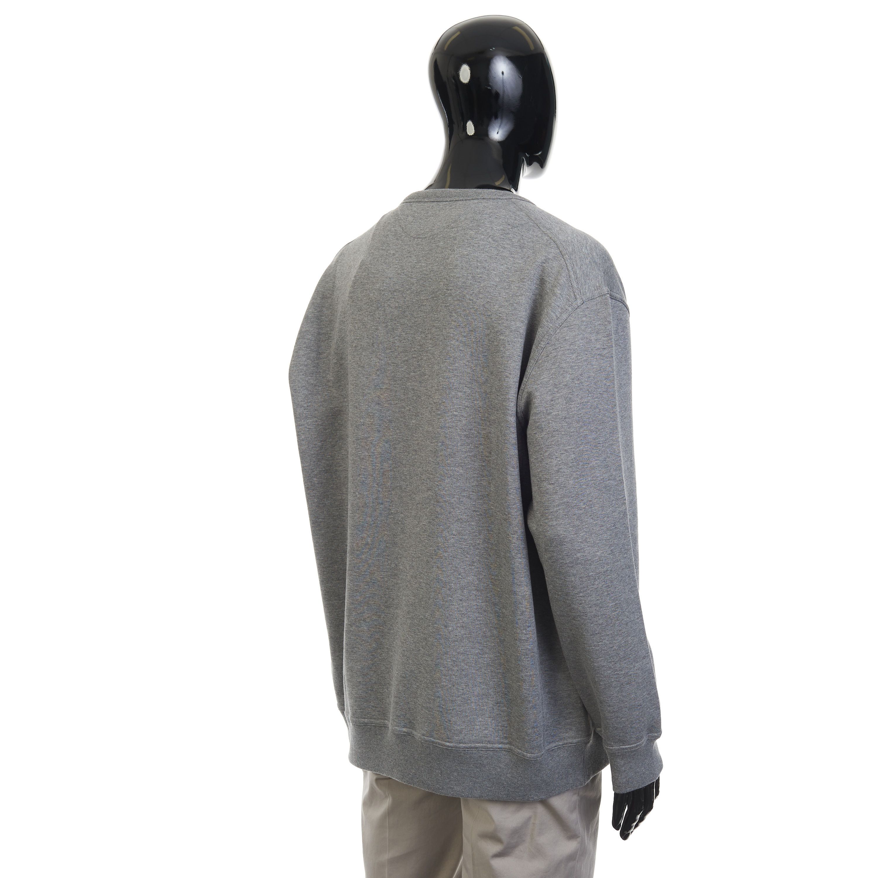 Brunello Cucinelli Gray Crewneck Sweatshirt - Cotton, Cashmere & Silk Blend Size US XL / EU 56 / 4 - 6 Thumbnail