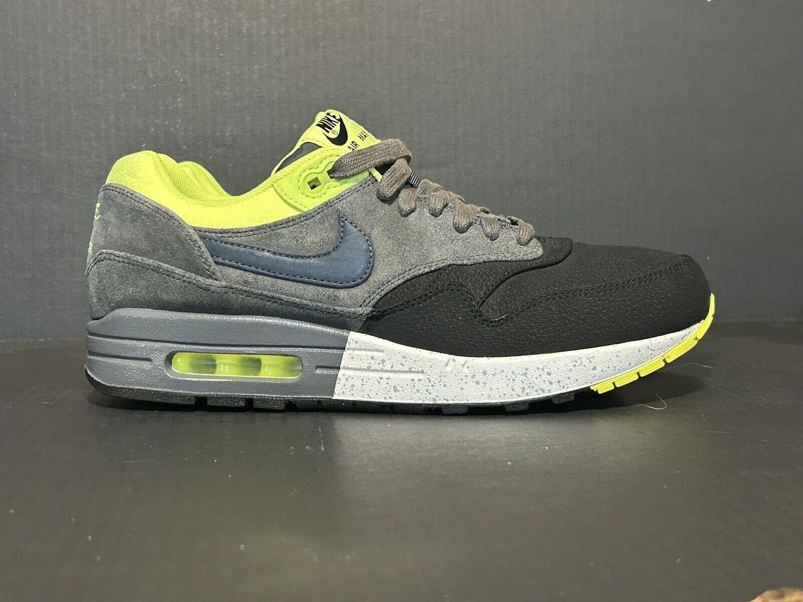 Nike Nike Men's Air Max 1 Split Black Volt - 512033-002 Size 9.5 Size US 9.5 / EU 42-43 - 1 Thumbnail