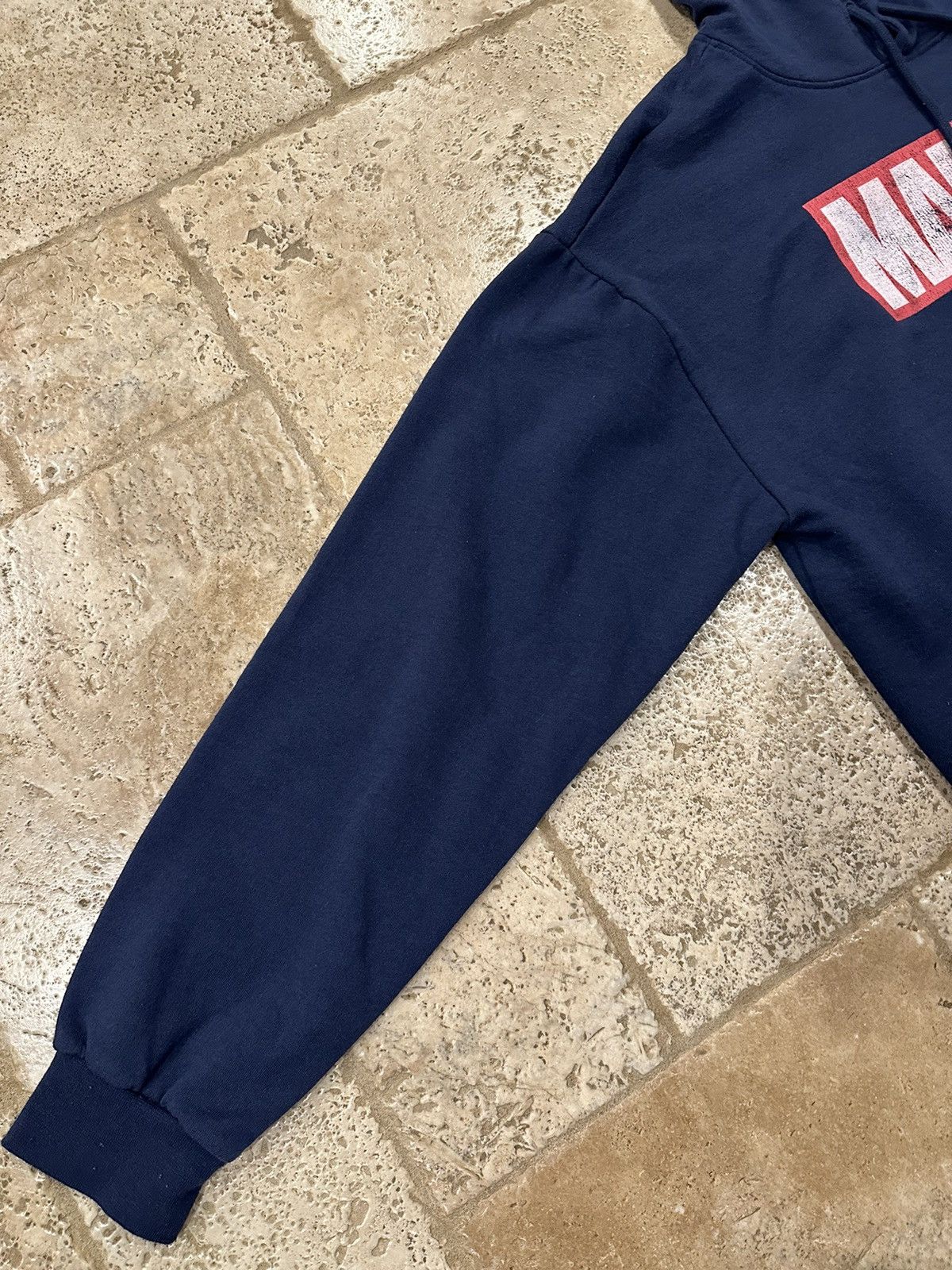 Marvel Comics Vintage Marvel Spiderman Web Pullover Navy Hoodie Size US L / EU 52-54 / 3 - 6 Thumbnail