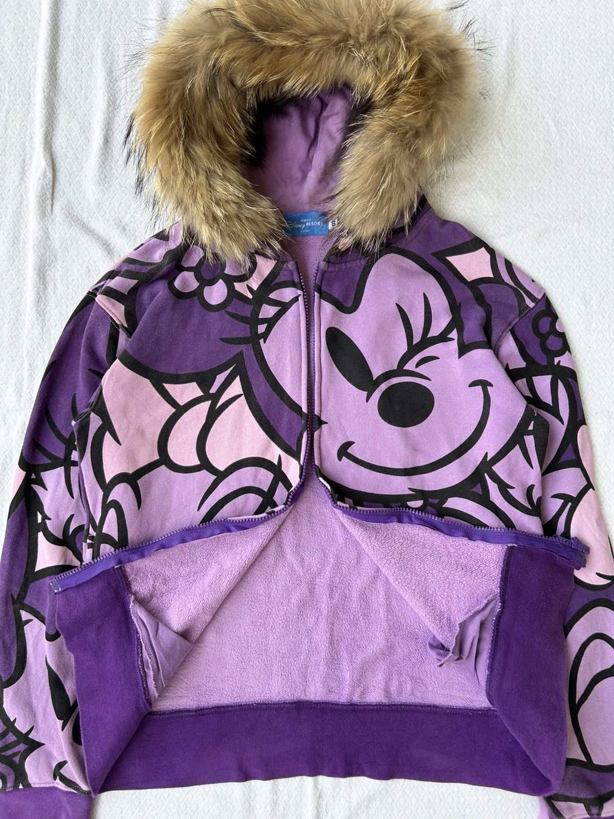 Japanese Brand Disney fur hoodie full print zip style ifsixwasnine lgb Size US M / EU 48-50 / 2 - 3 Thumbnail
