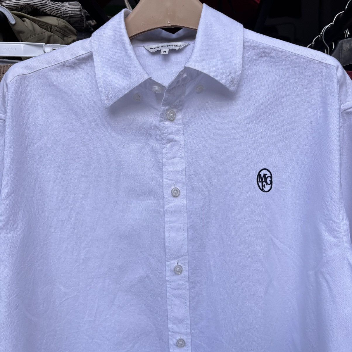 Marithe + Francois Girbaud Marithe Francoid Girbaud MFG White Shirts Size US M / EU 48-50 / 2 - 2 Thumbnail