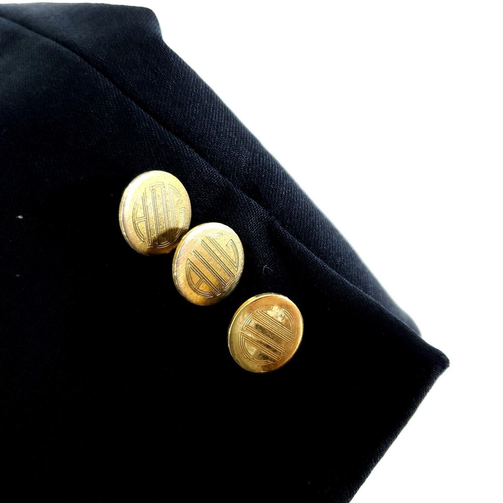 Coppley DAMAGED Coppley Wool 2 Gold Button Blazer 42L Blue Tagged 46 Size 42L - 4 Thumbnail