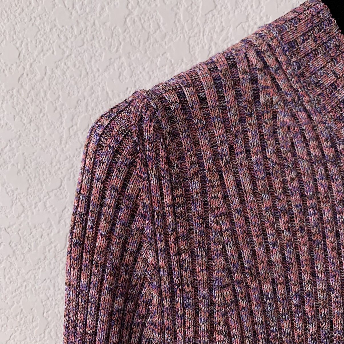 Zimmermann Zimmermann pink multi rainbow knit top split hem Size S / US 4 / IT 40 - 8 Thumbnail