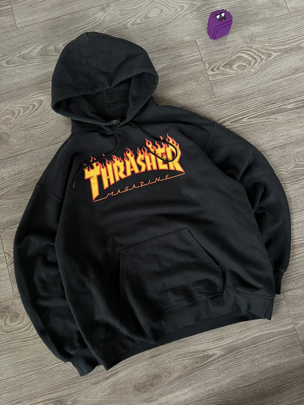 Thrasher Vintage Rare Thrasher Big Born Fire Flame Logo Hoodie Size US M / EU 48-50 / 2 - 9 Thumbnail