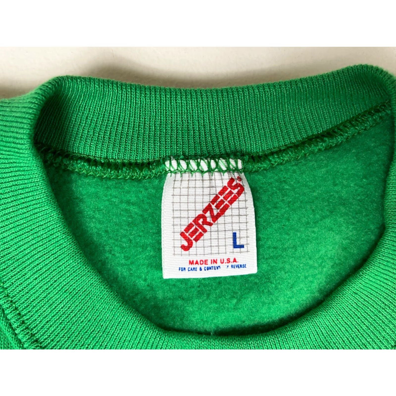 Jerzees NOS Jerzees Unisex Adults Crewneck Sweatshirt L Green 90s Vintage Made in USA Size US L / EU 52-54 / 3 - 4 Thumbnail