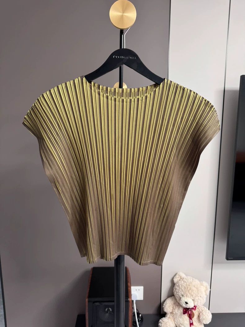 Issey Miyake Issey Miyake Wide sleeveless top Size L / US 10 / IT 46 - 6 Thumbnail