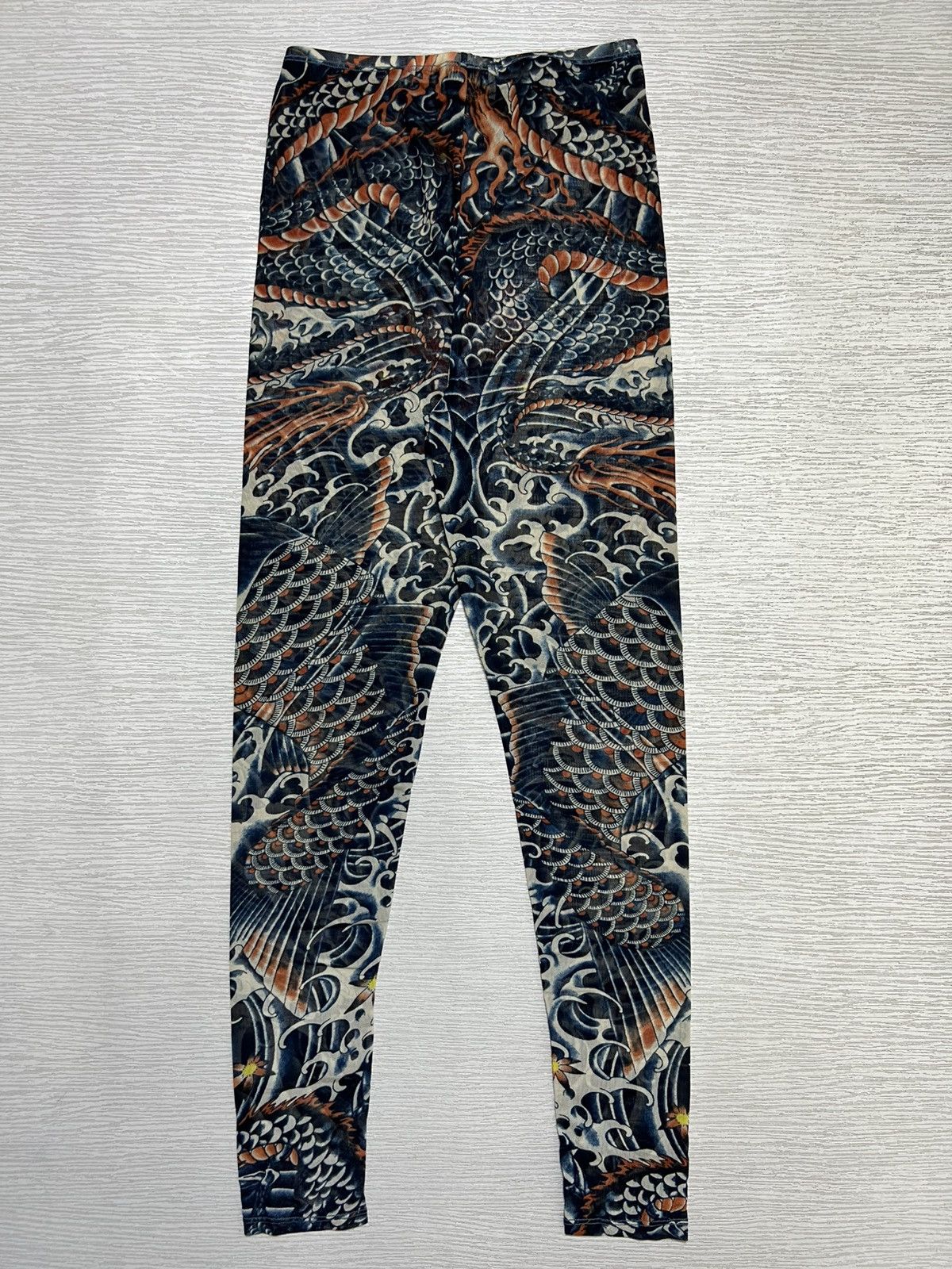 Jean Paul Gaultier X Target Koi Fish Mesh Tattoo Leggings
