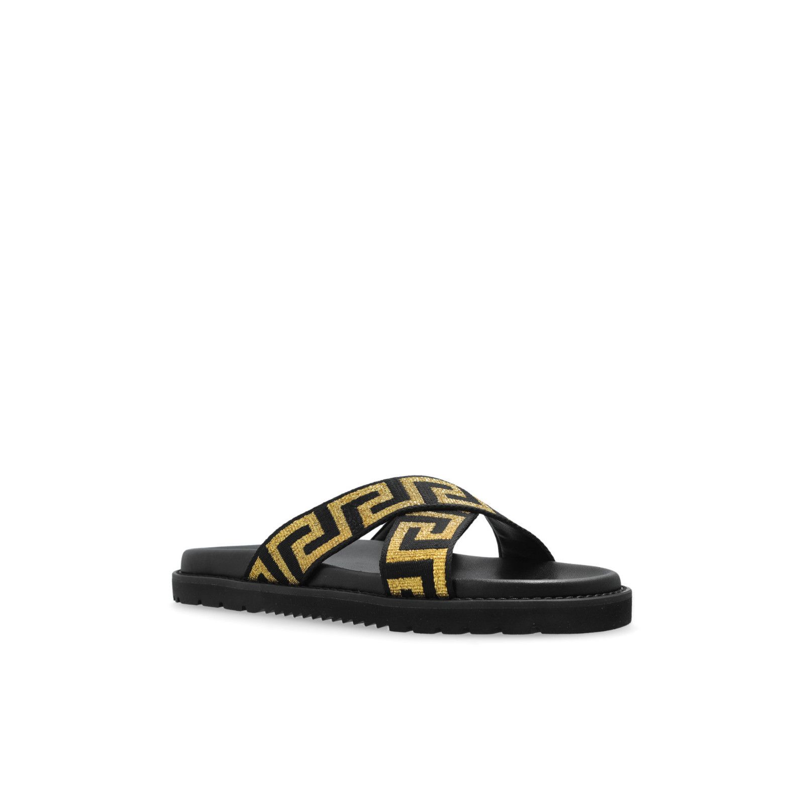 Versace VERSACE Black Slides New And Authentic (Men's size:US 13 / E Size US 13 / EU 46 - 2 Thumbnail