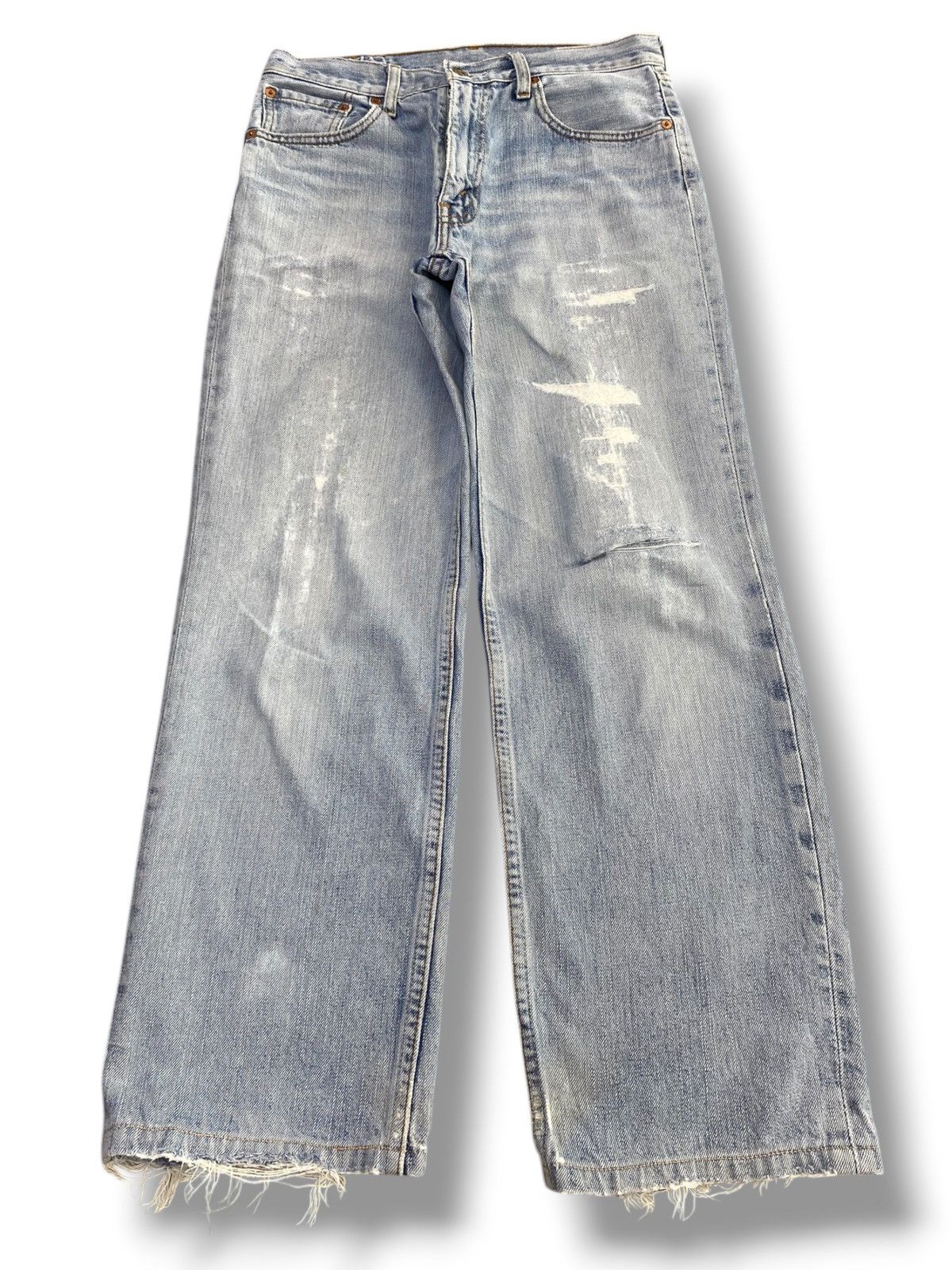 Levi's Levi’s 502 Acid Light Wash Style Ripped Jeans Size US 29 - 1 Thumbnail