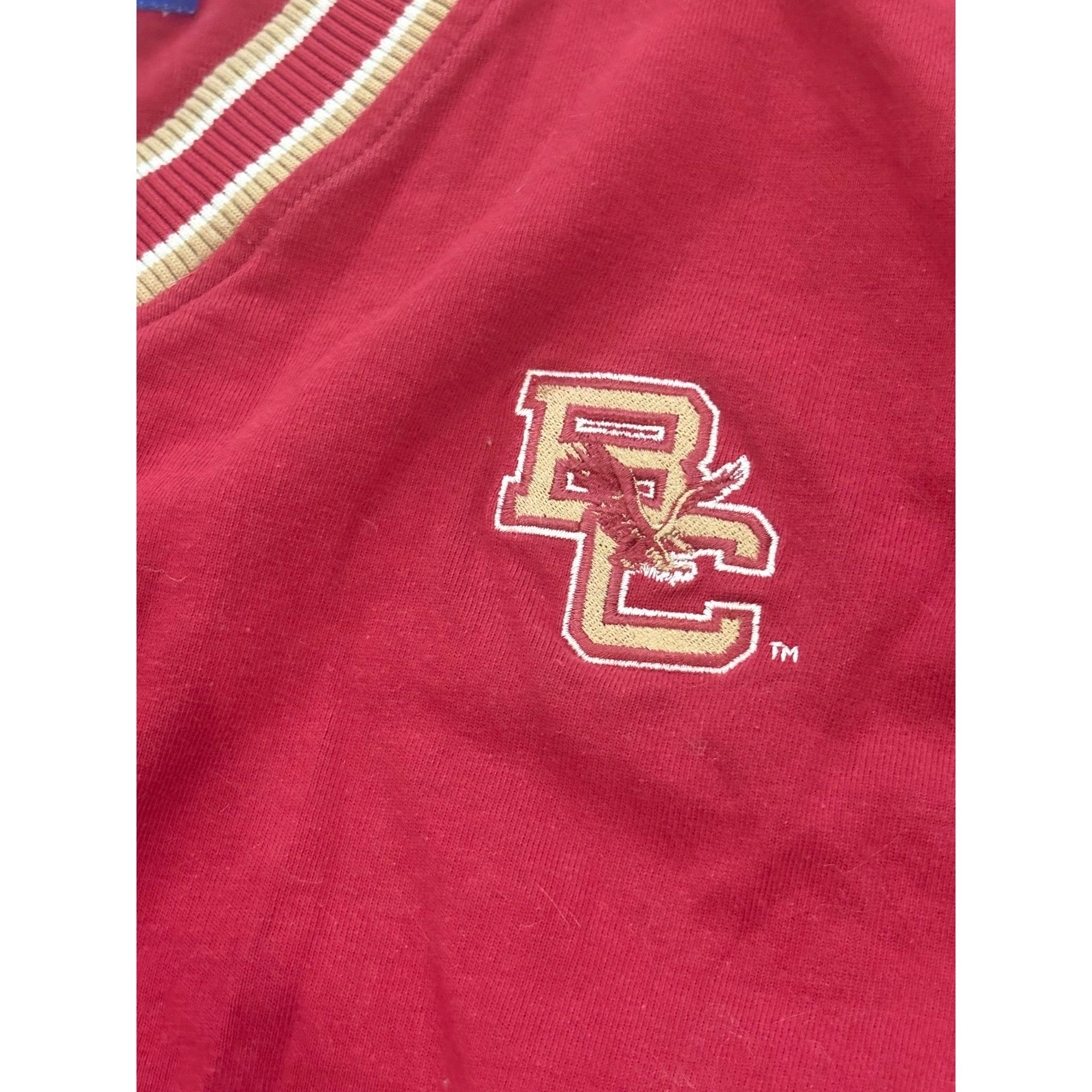 Starter Vintage 90s Starter Boston College Eagle Pullover Sweater Ve Size US XL / EU 56 / 4 - 5 Thumbnail