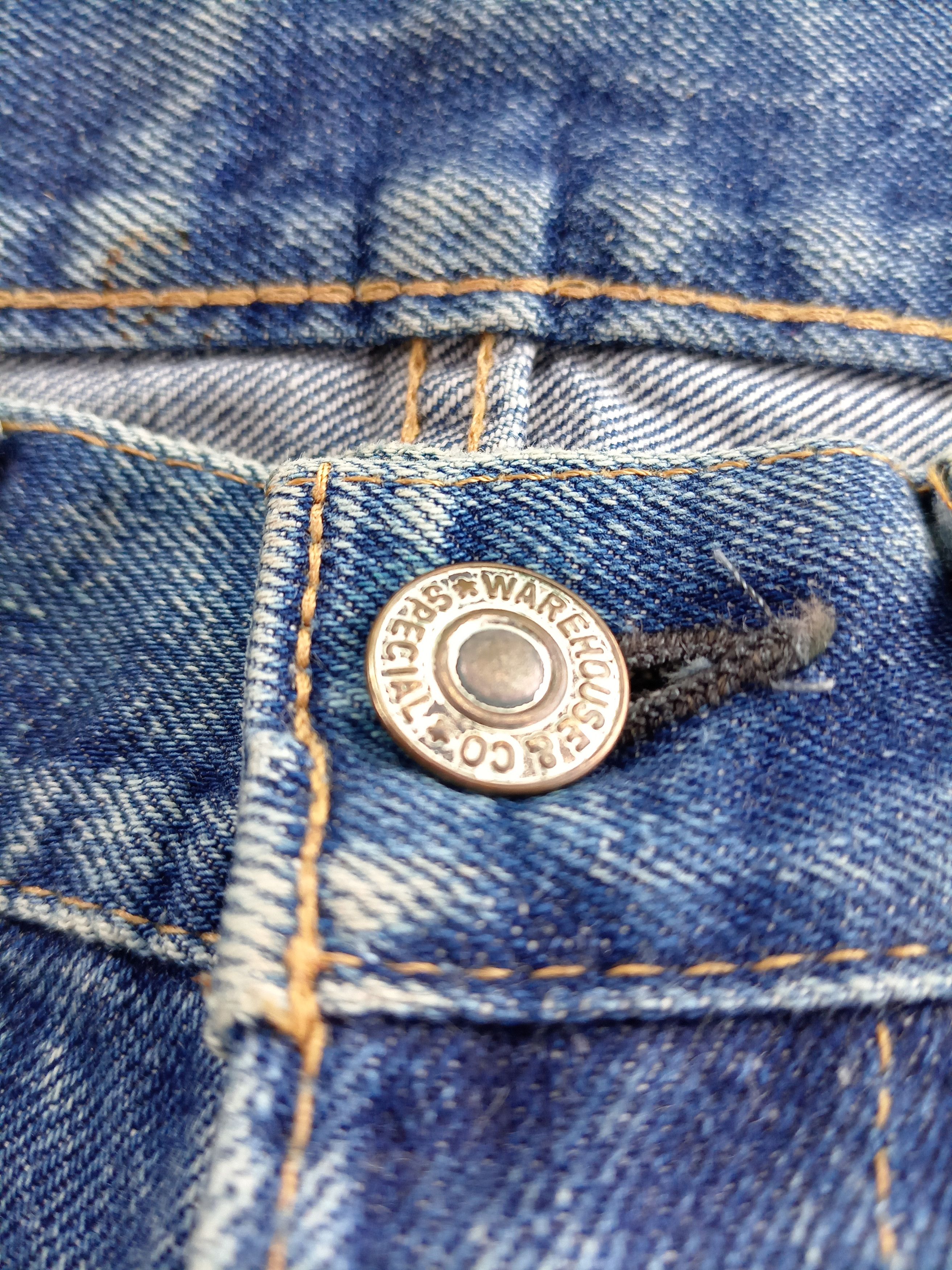 Japanese Brand × Warehouse Vintage Warehouse Selvedge Distressed Denim Jeans Size US 29 - 6 Thumbnail