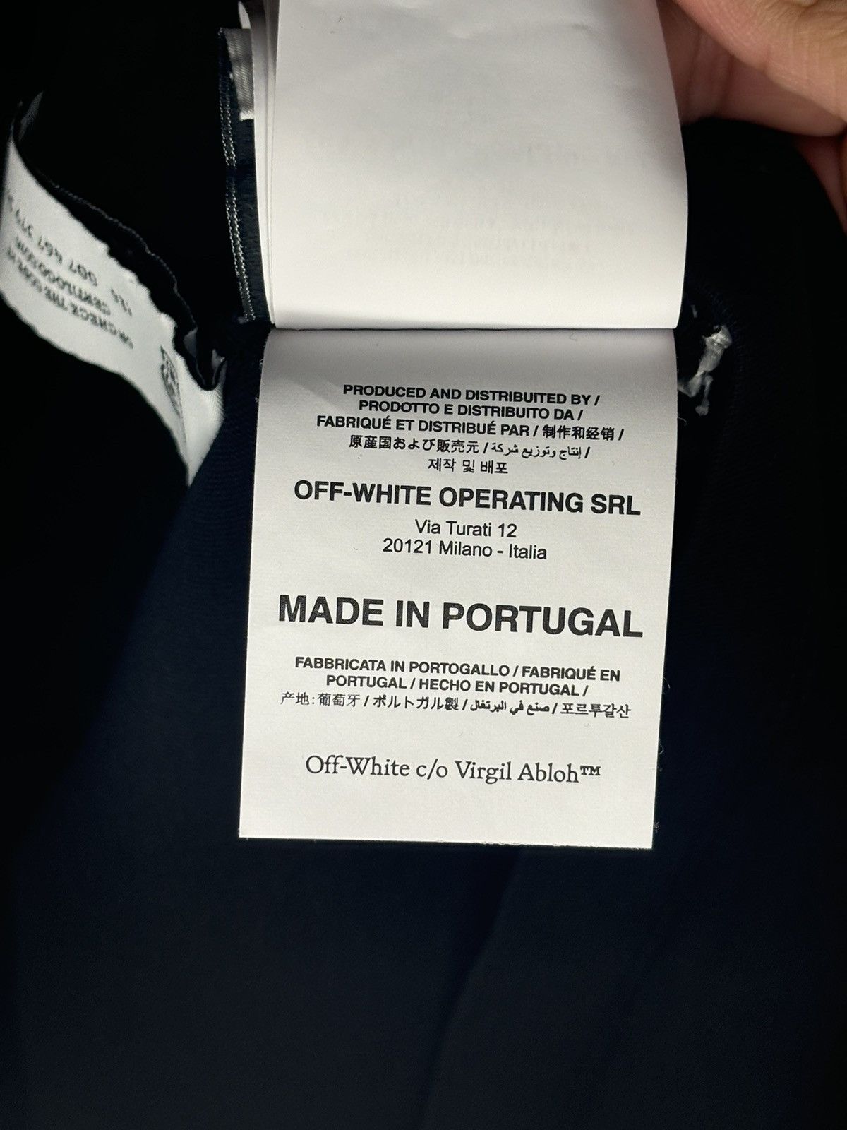 Off-White Offwhite hands over arrows tee black/white Size US S / EU 44-46 / 1 - 15 Thumbnail