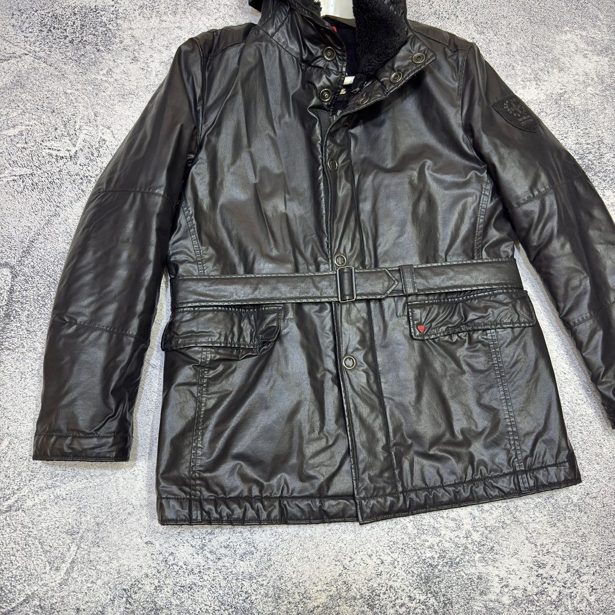 Designer × Strellson Strellson Swiss Cross Revolution Parka Wool Liner 50 size Size US M / EU 48-50 / 2 - 2 Thumbnail