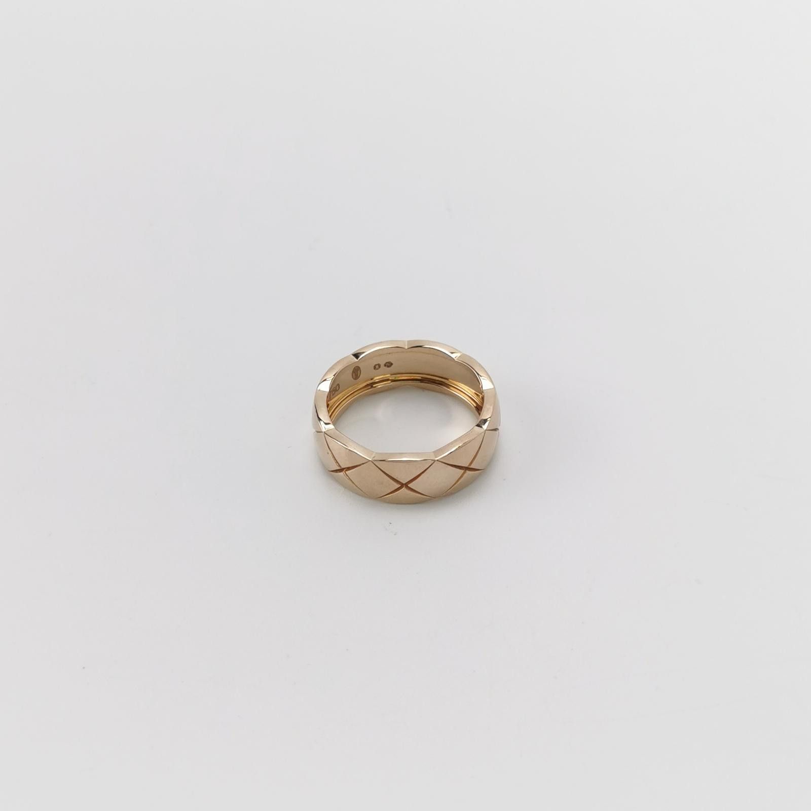 Chanel Chanel Coco Crush 18K Rose Gold Ring Size 14 -z2505 Size ONE SIZE - 2 Thumbnail