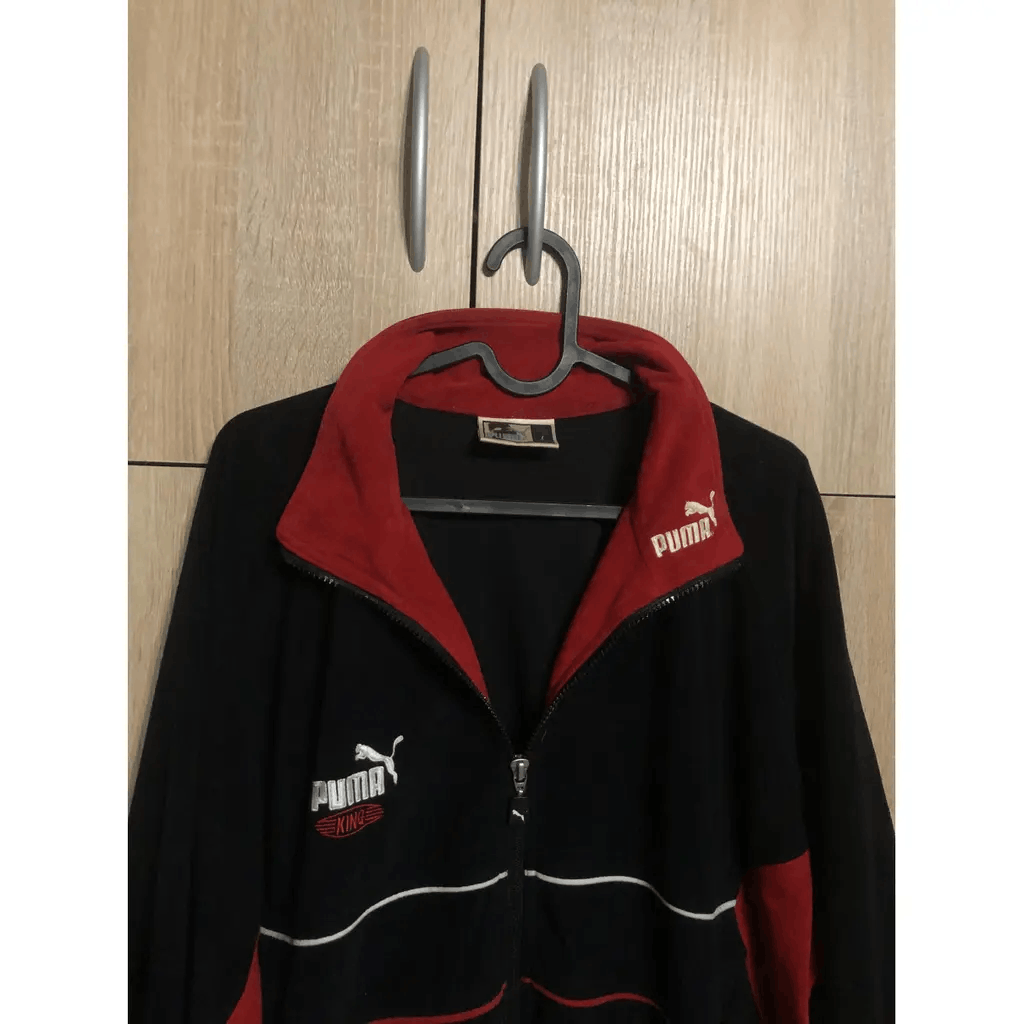 Puma Vintage Black & Red Puma Track Jacket (L) Size US L / EU 52-54 / 3 - 1 Thumbnail