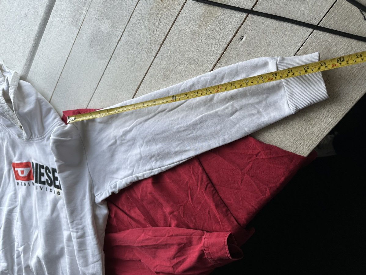 Diesel 🚨DIESEL HYPE WHITE HOODIE BIG LOGO BOXY FIT DENIM DIVISION Size US L / EU 52-54 / 3 - 25 Thumbnail