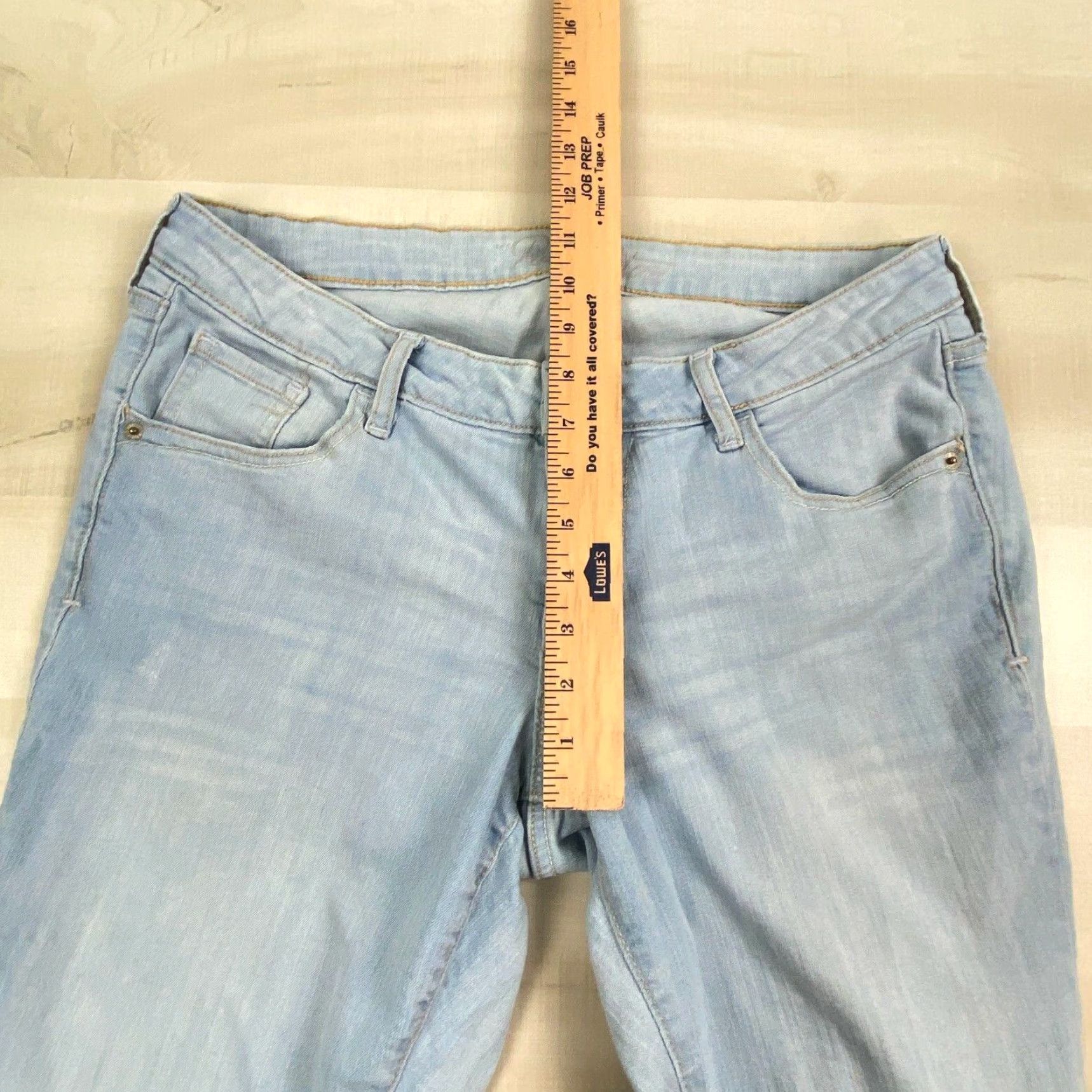 Old Navy Old Navy Rockstar Skinny Jeans 16 Blue Mid Rise Stretch Women's Size 38" / US 16 / IT 52 - 7 Thumbnail