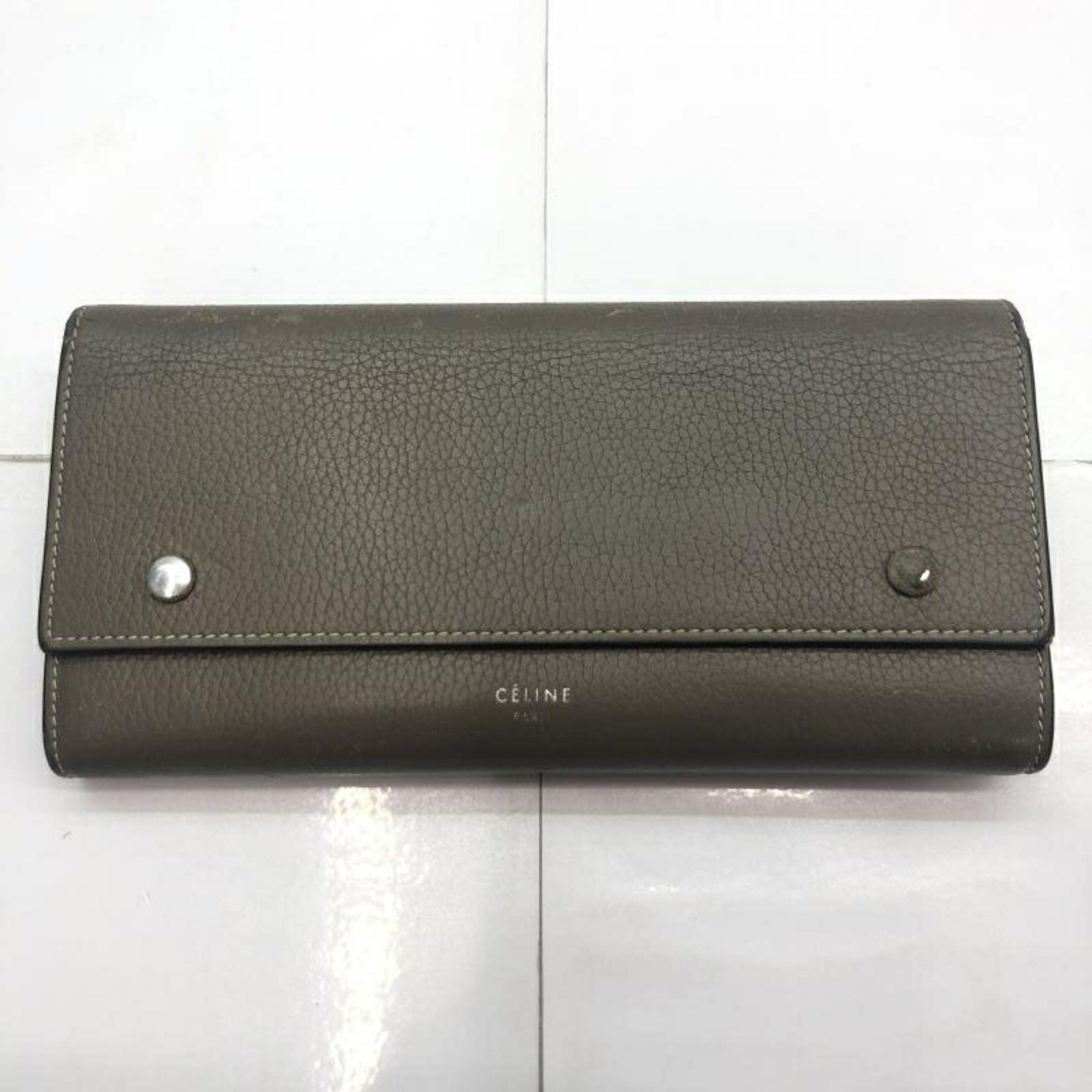 image of Celine Large Flap Wallet Celine F-Tn-2148, Women's