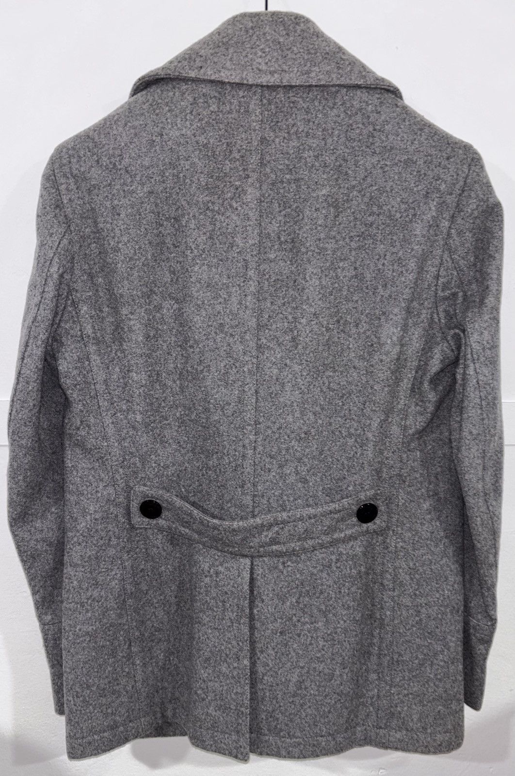 Burberry Burberry Brit Men’s Medium Gray Wool Pea Coat Jacket Medim Size US M / EU 48-50 / 2 - 4 Thumbnail