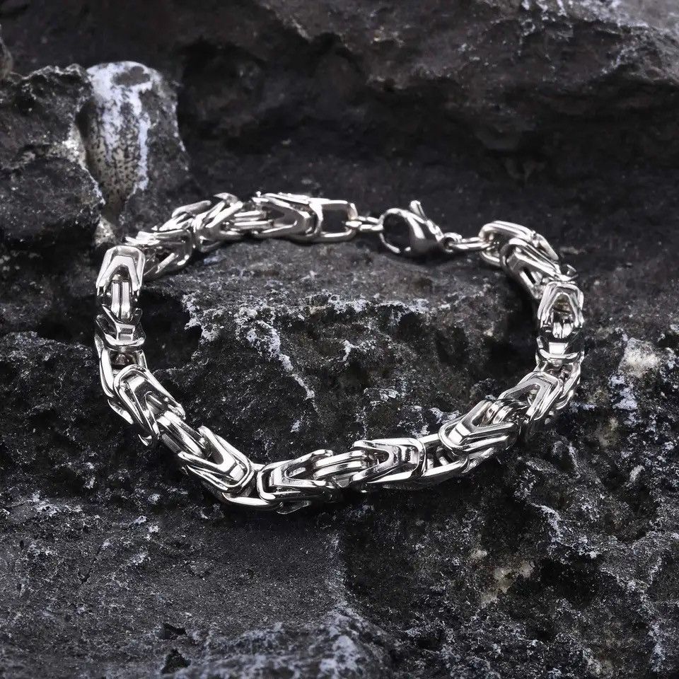 Jewelry × Vintage Stylish V Shape Bracelets Waterproof Chain Wrist Bracelets Size ONE SIZE - 3 Thumbnail