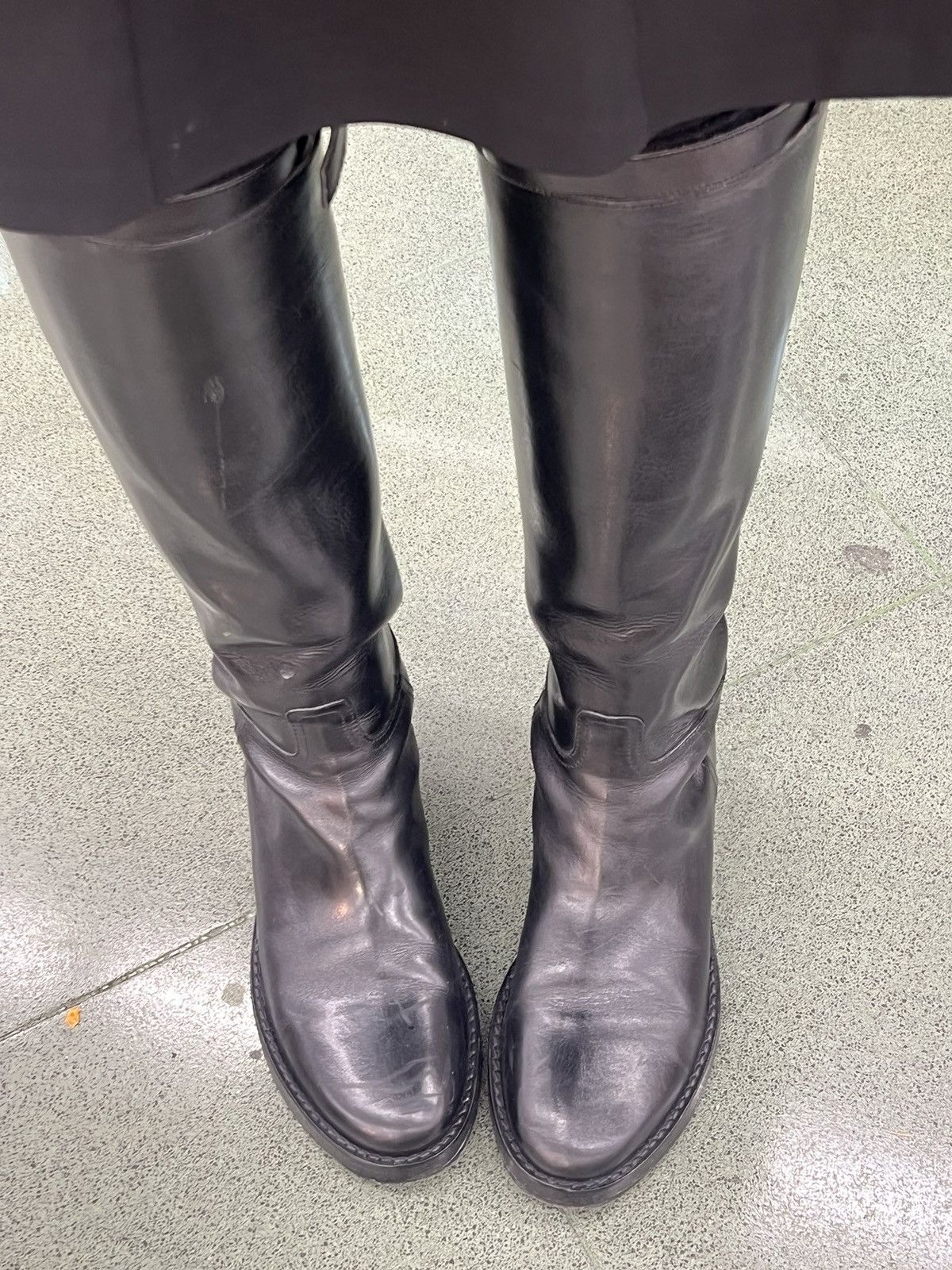 Ann Demeulemeester Ann Demeulemeester Black Stan Riding Boots Size US 10.5 / EU 43-44 - 8 Thumbnail