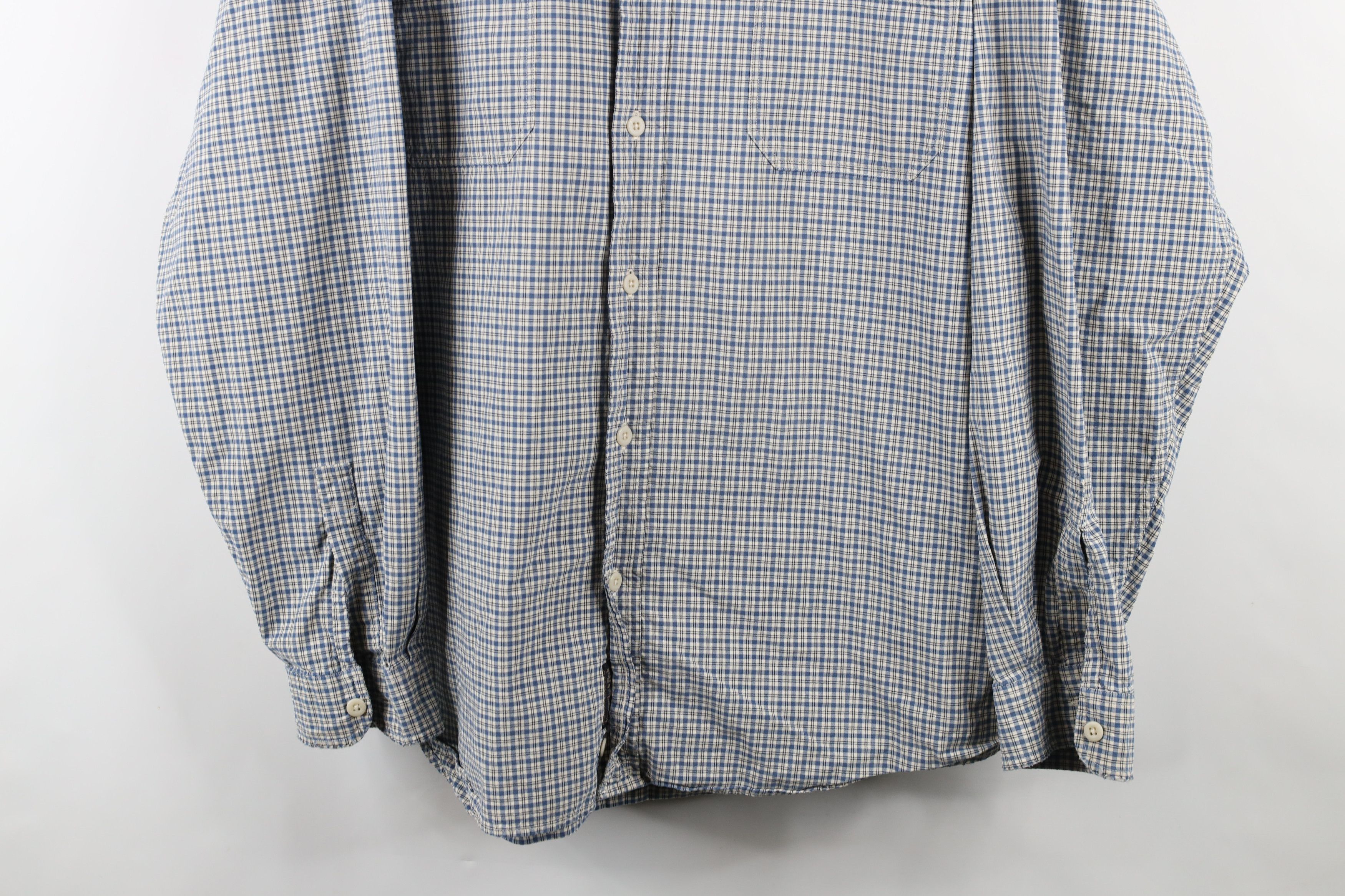Abercrombie & Fitch × Vintage Vintage 90s Abercrombie & Fitch Collared Button Shirt Plaid Size US XL / EU 56 / 4 - 3 Thumbnail