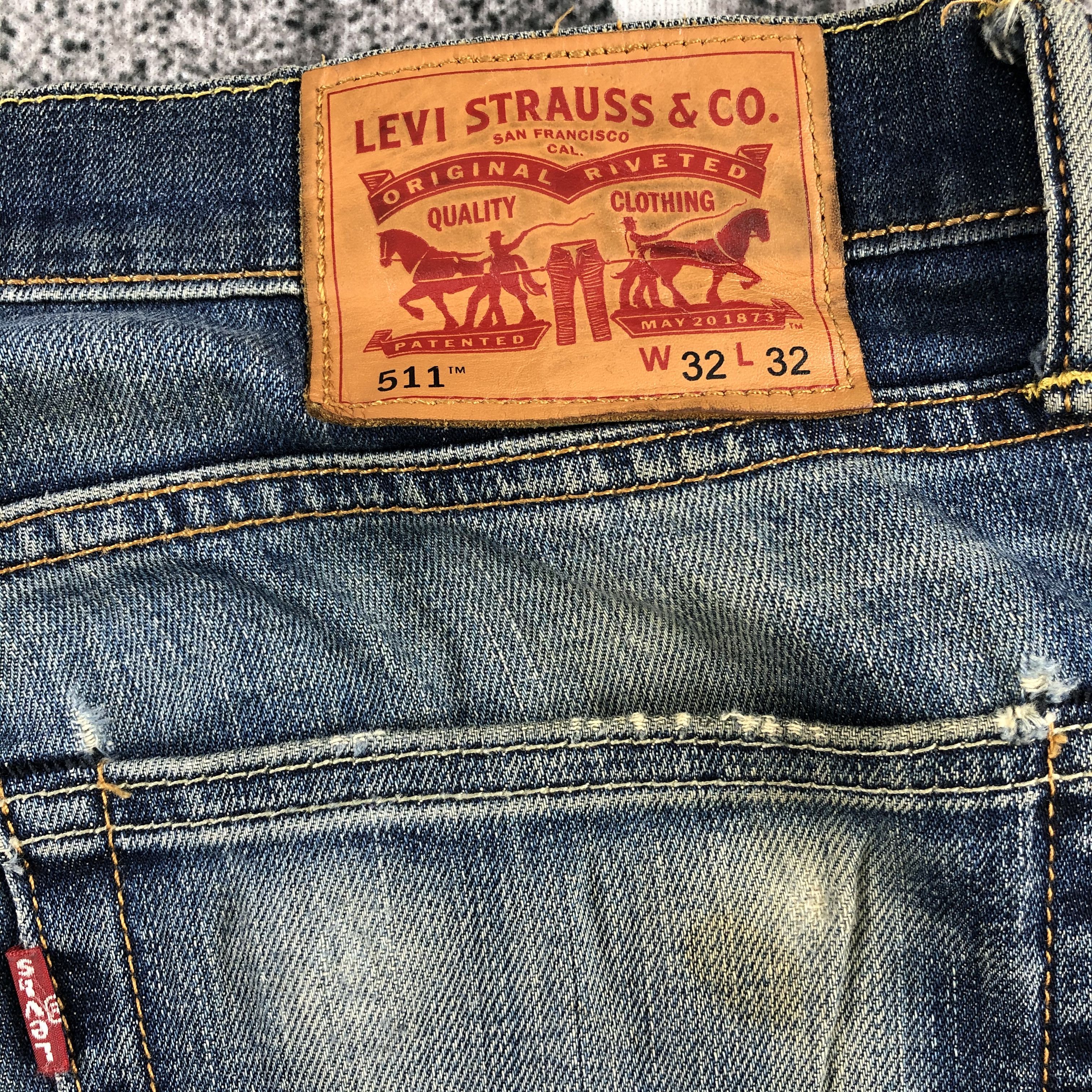 Levi's Vintage Levis 511 Jeans Rusty Wash Denim KJ855 Size US 32 / EU 48 - 5 Thumbnail